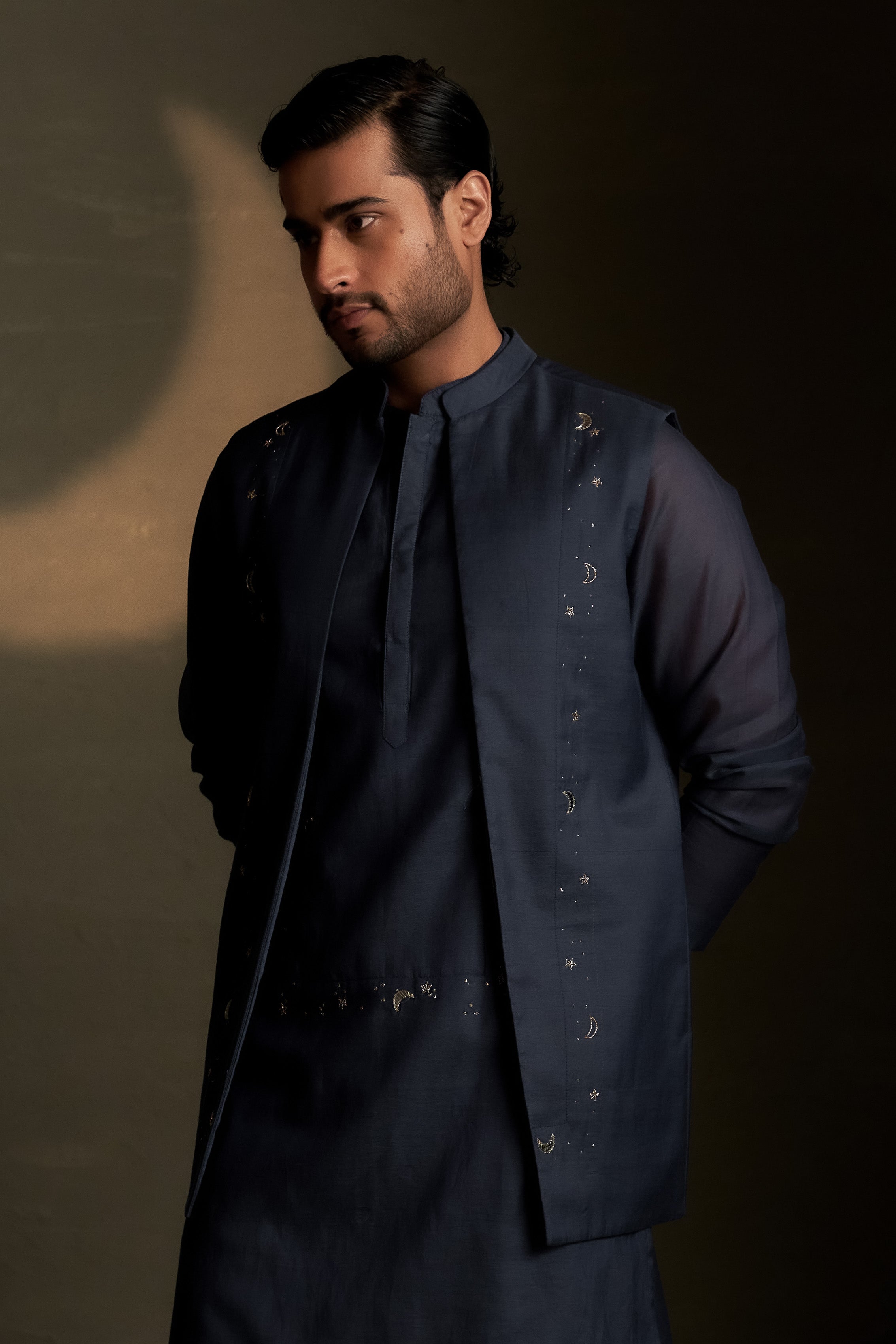 BLUE DUSK LONG JACKET