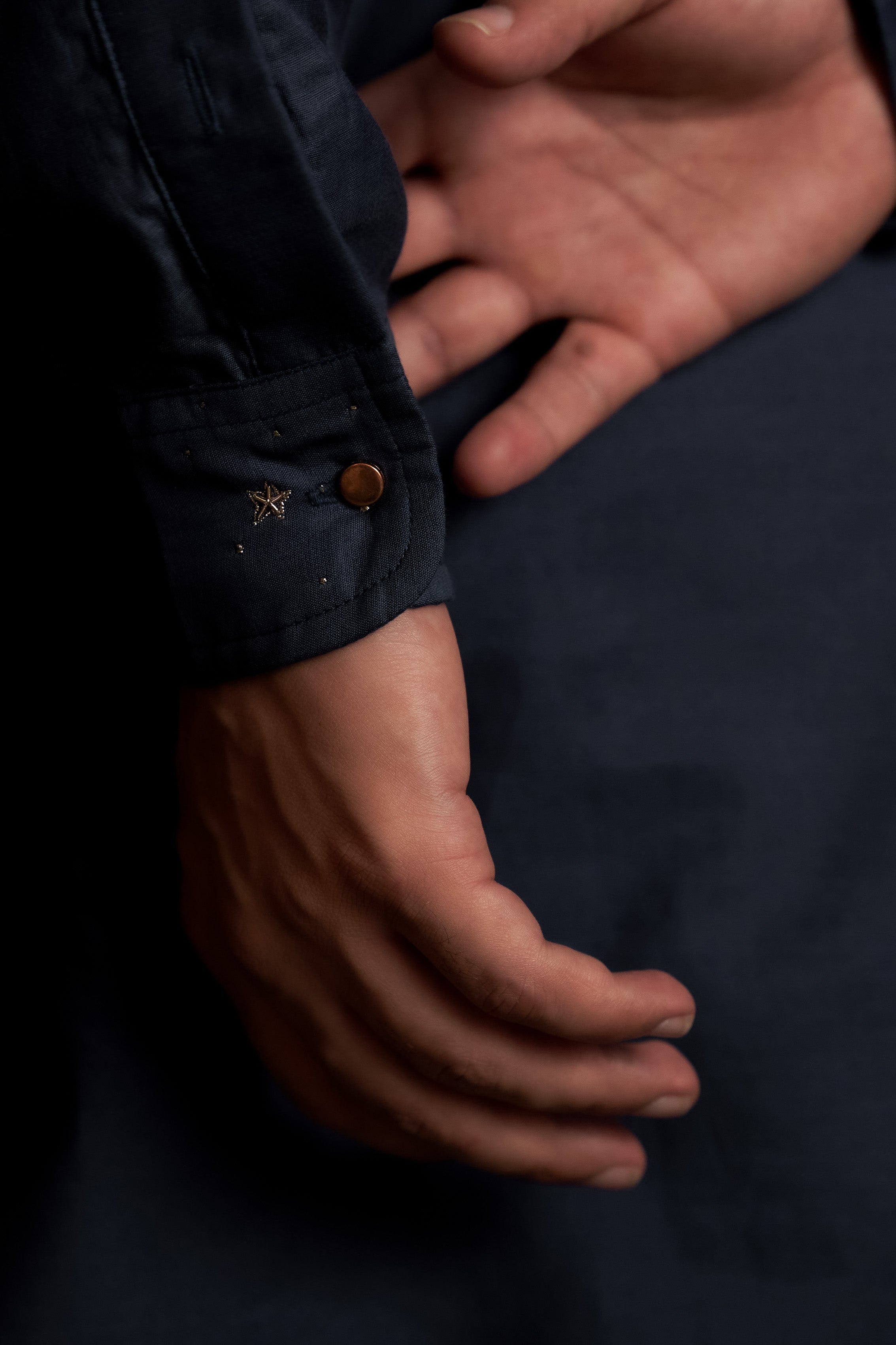 BLUE DUSK PATHANI KURTA SET