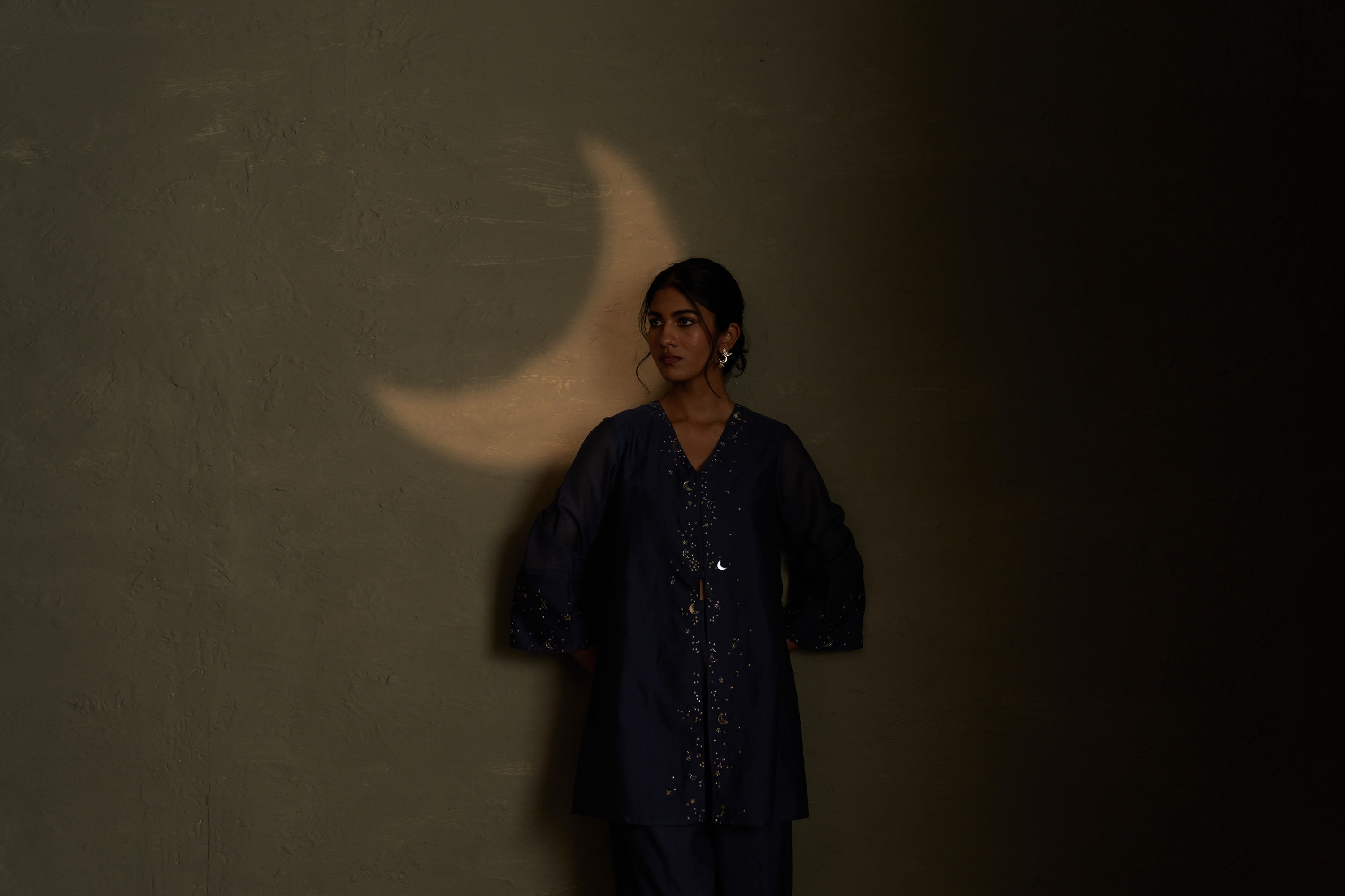 BLUE DUSK CHAAND SITARA SET