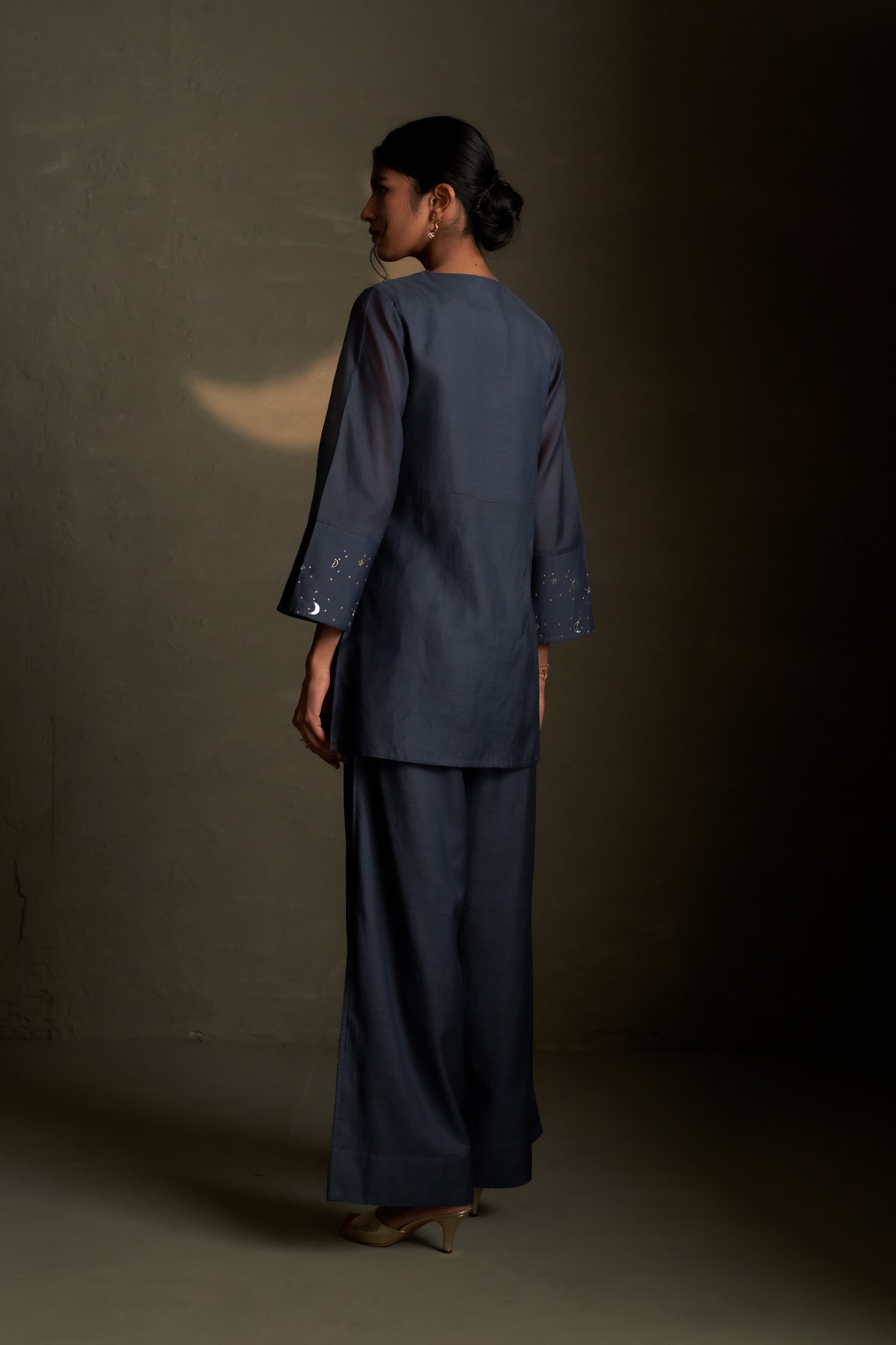 BLUE DUSK CHAAND SITARA SET