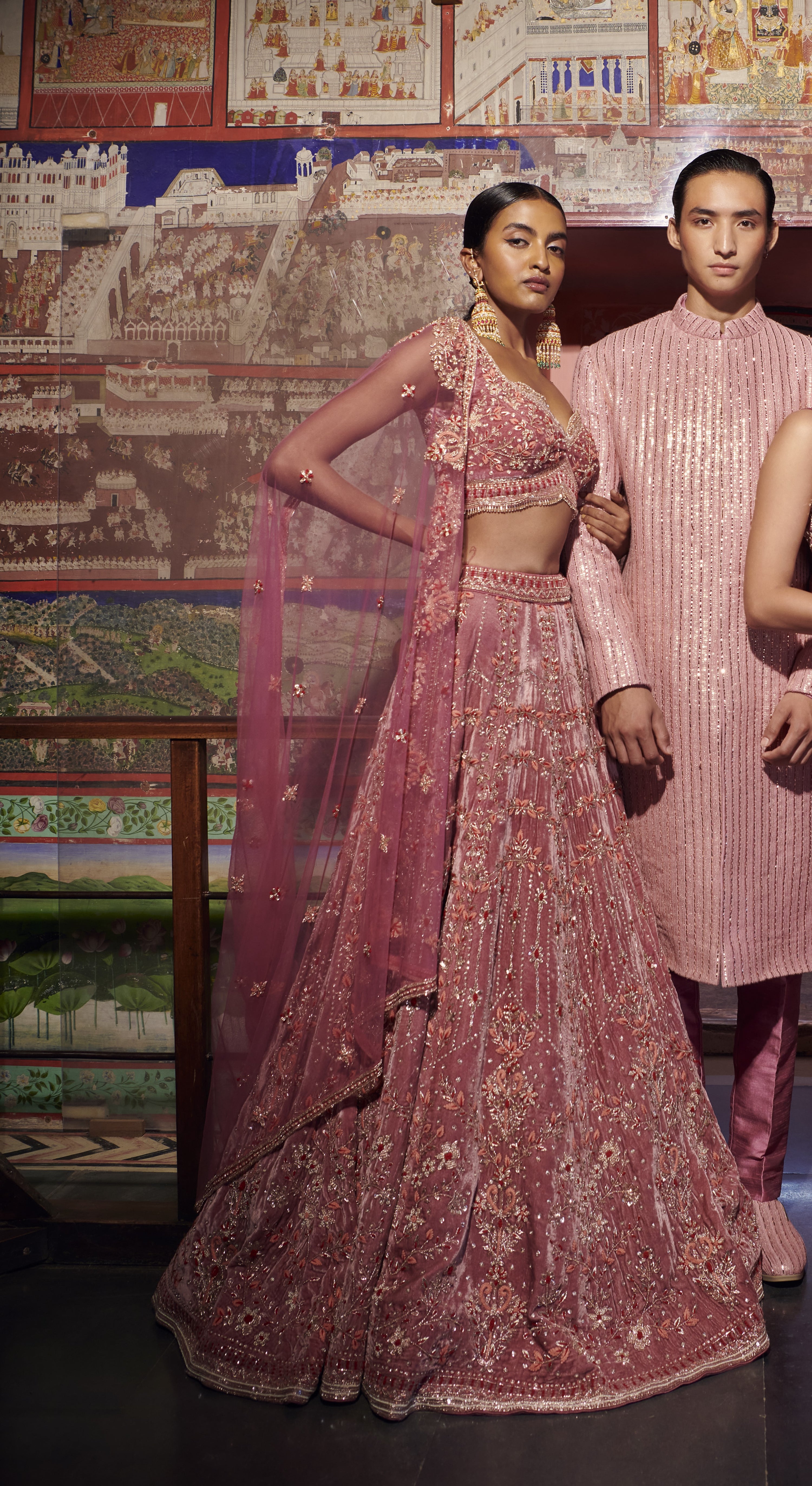 MAUVE LEHENGA