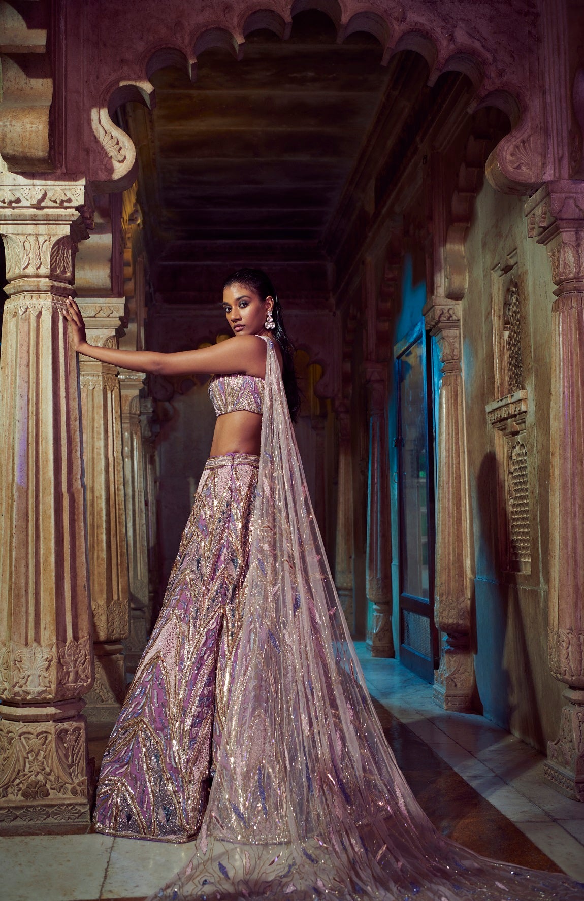 LILAC COCKTAIL LEHENGA