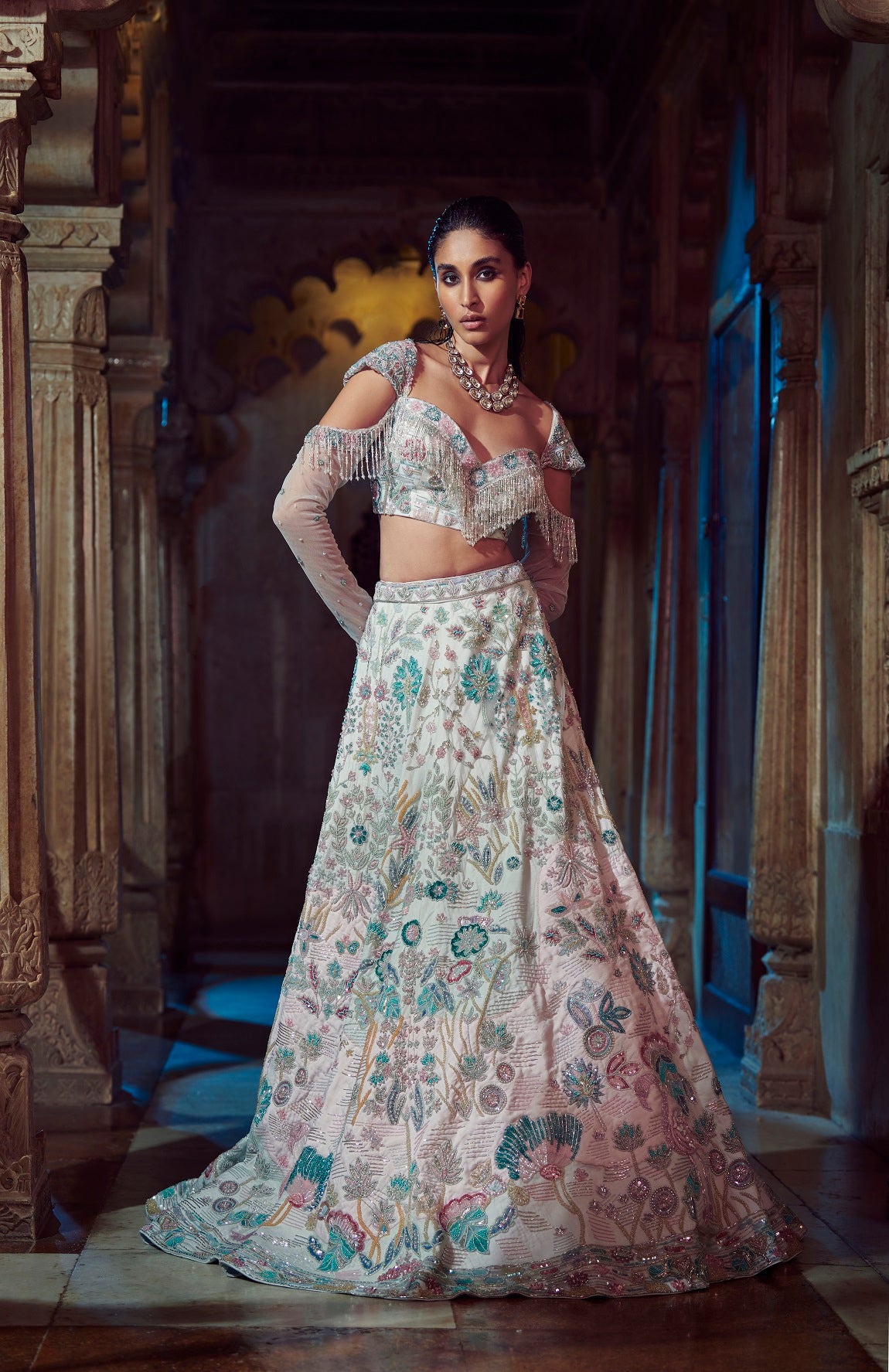 FLAMINGO LEHENGA