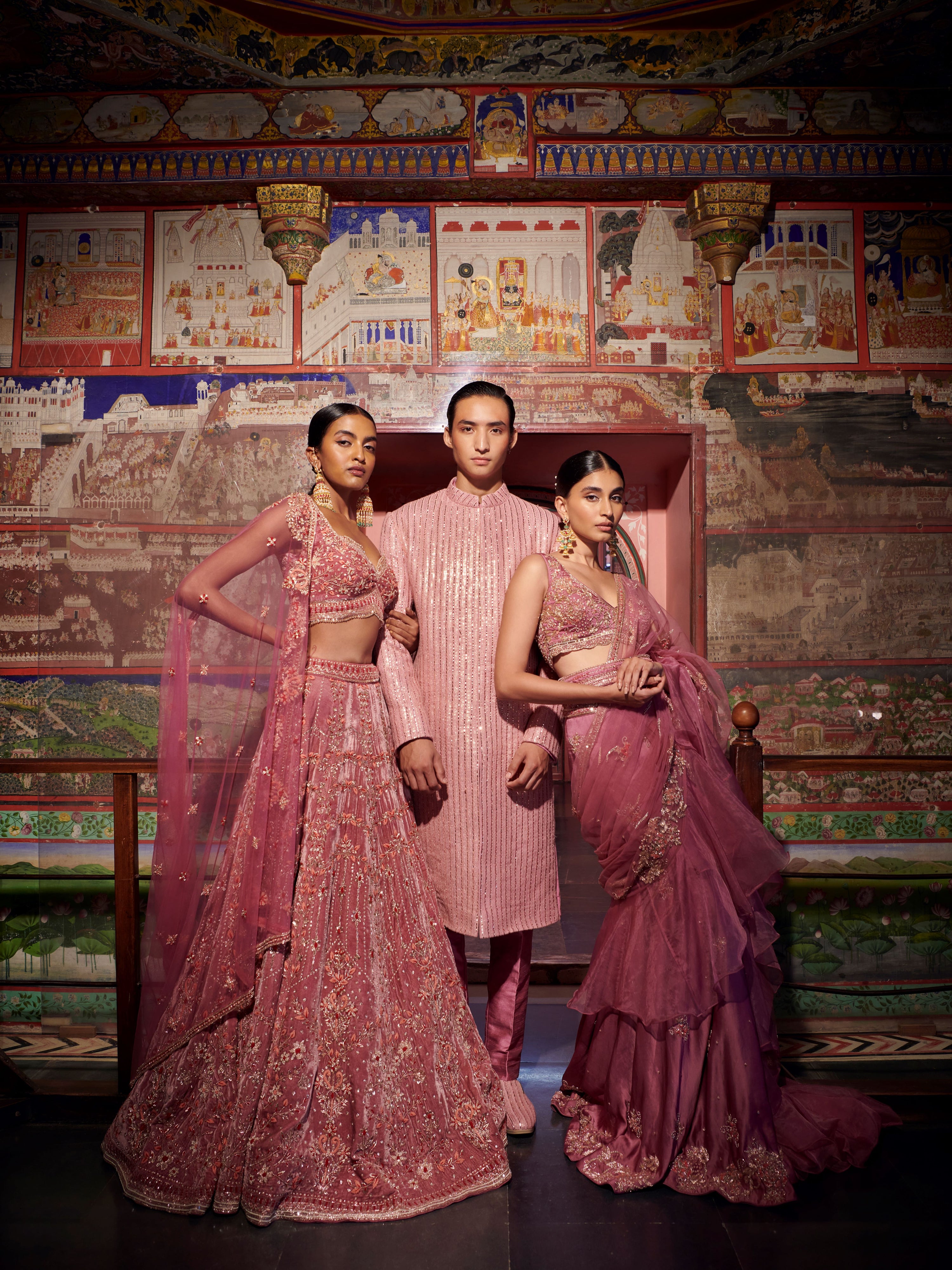 MAUVE LEHENGA