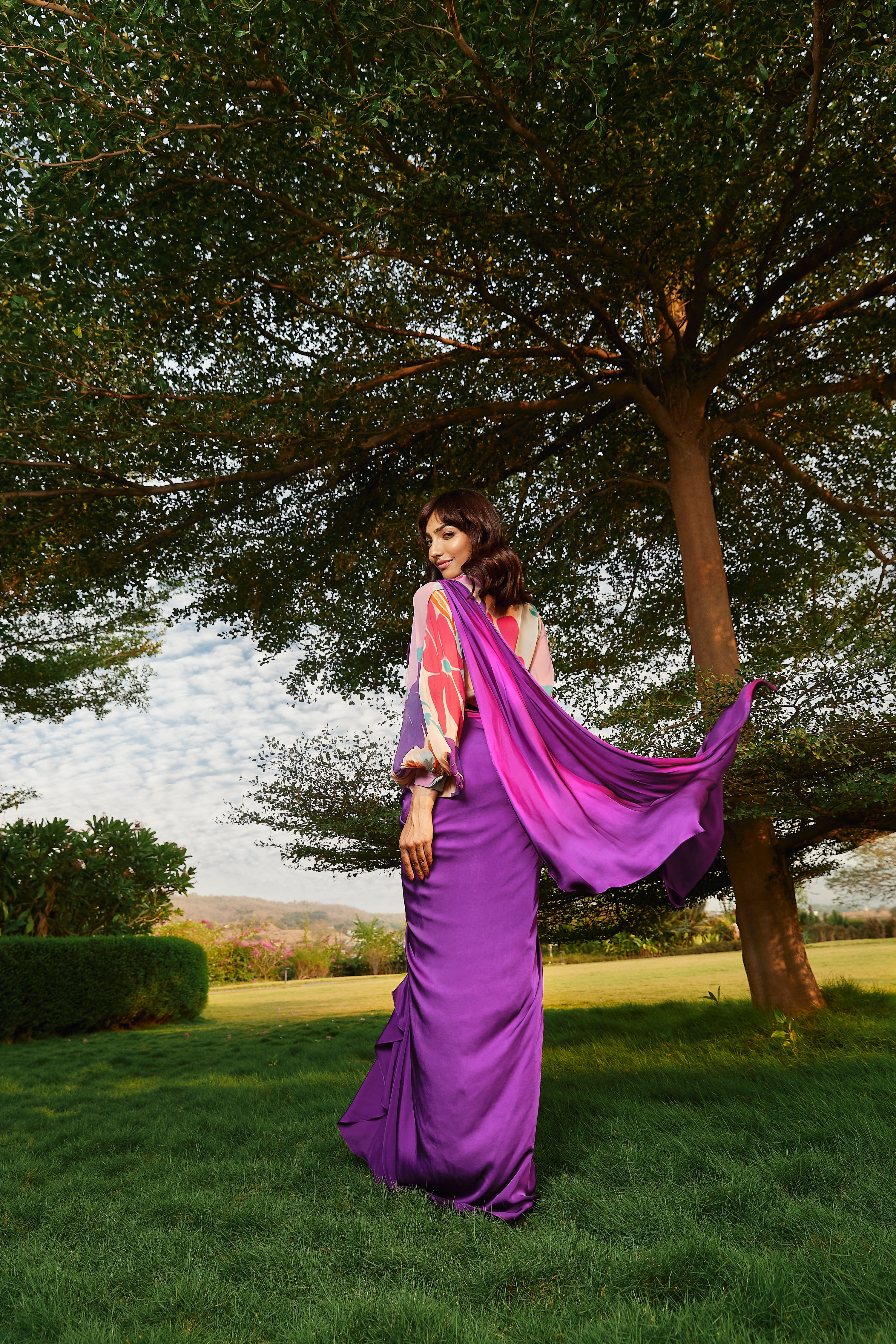 IRIS DRAPE SAREE