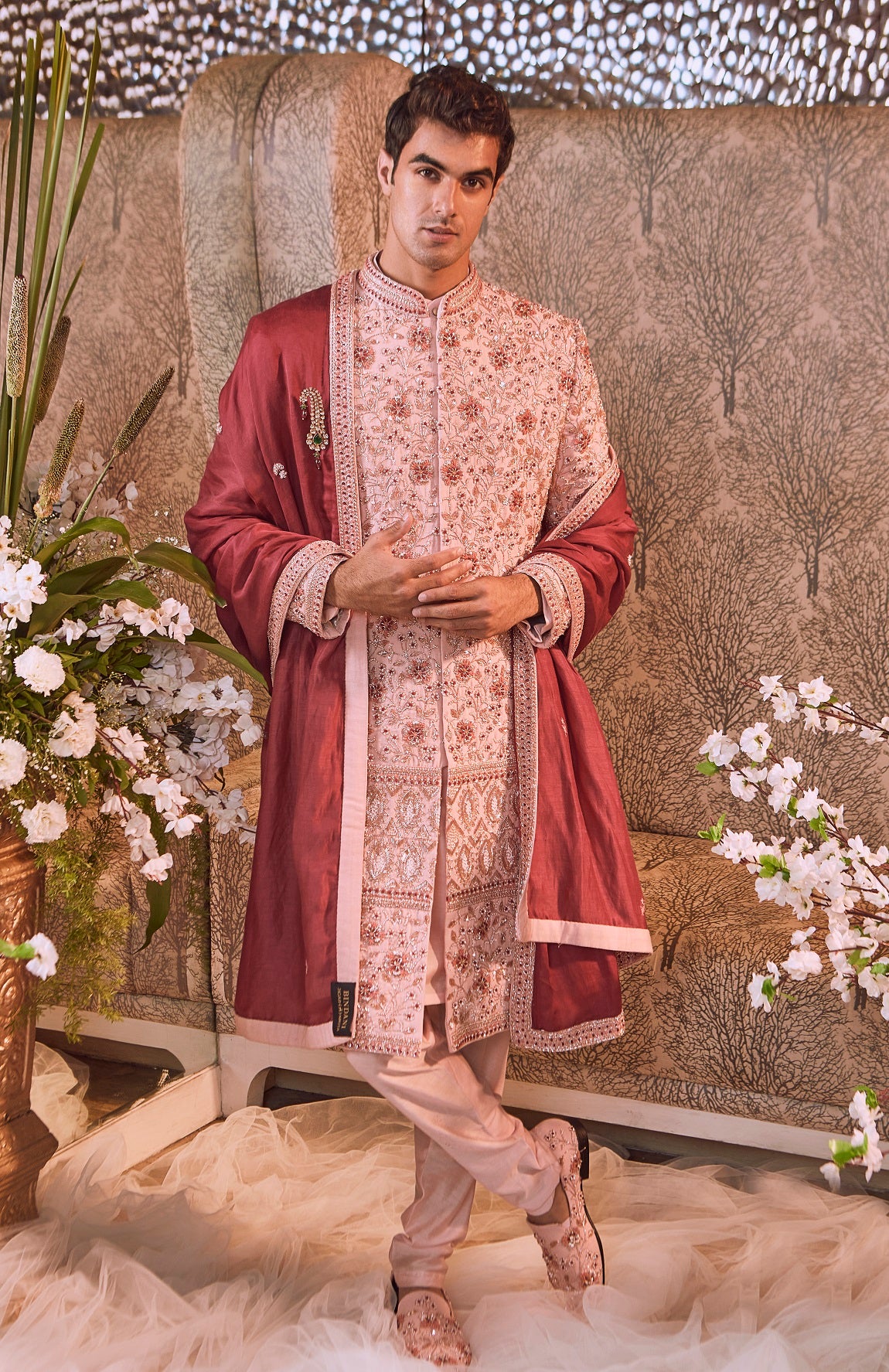 ROSE SMOKE SHERWANI