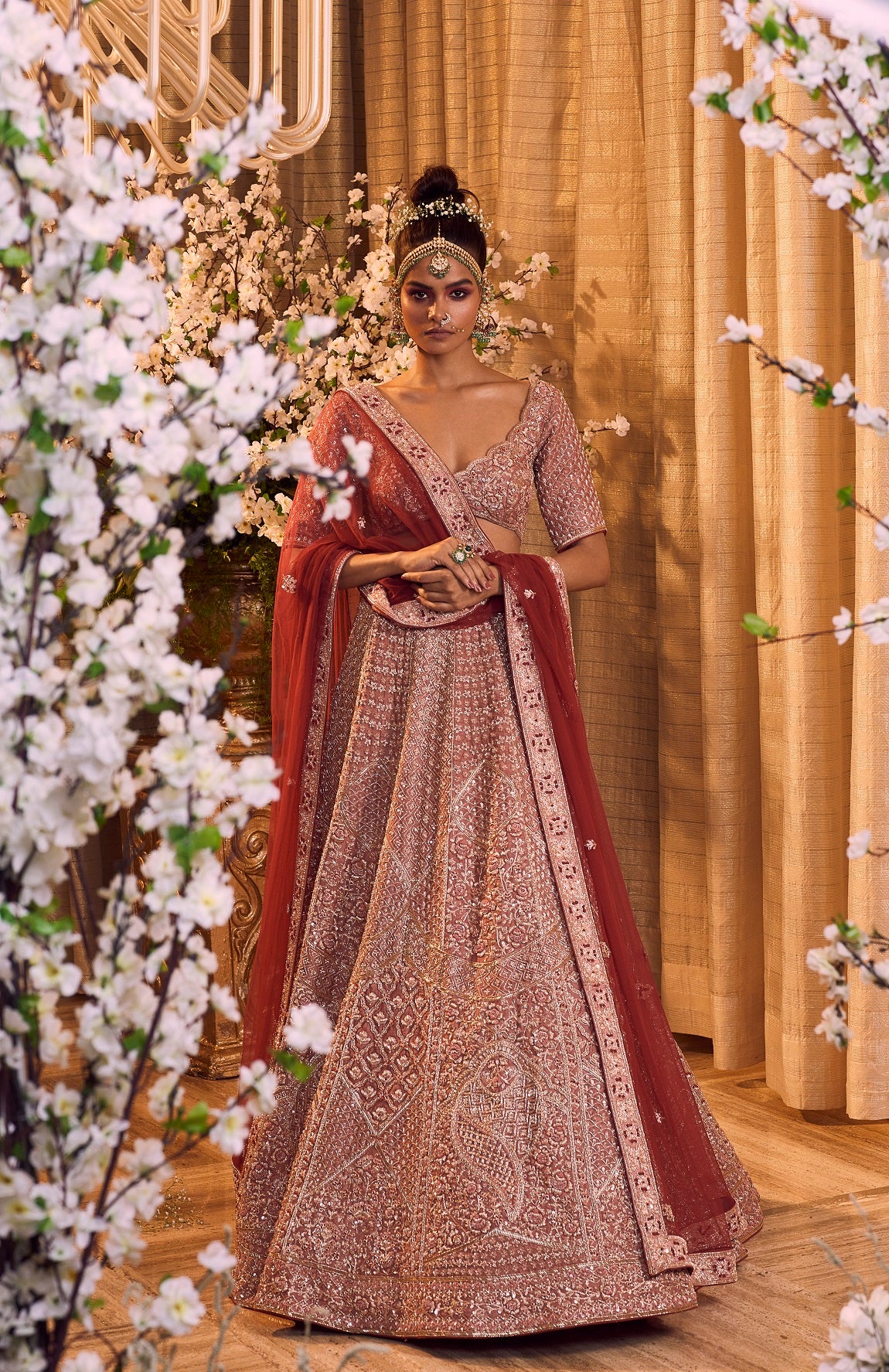 DESERT SAND LEHENGA SET