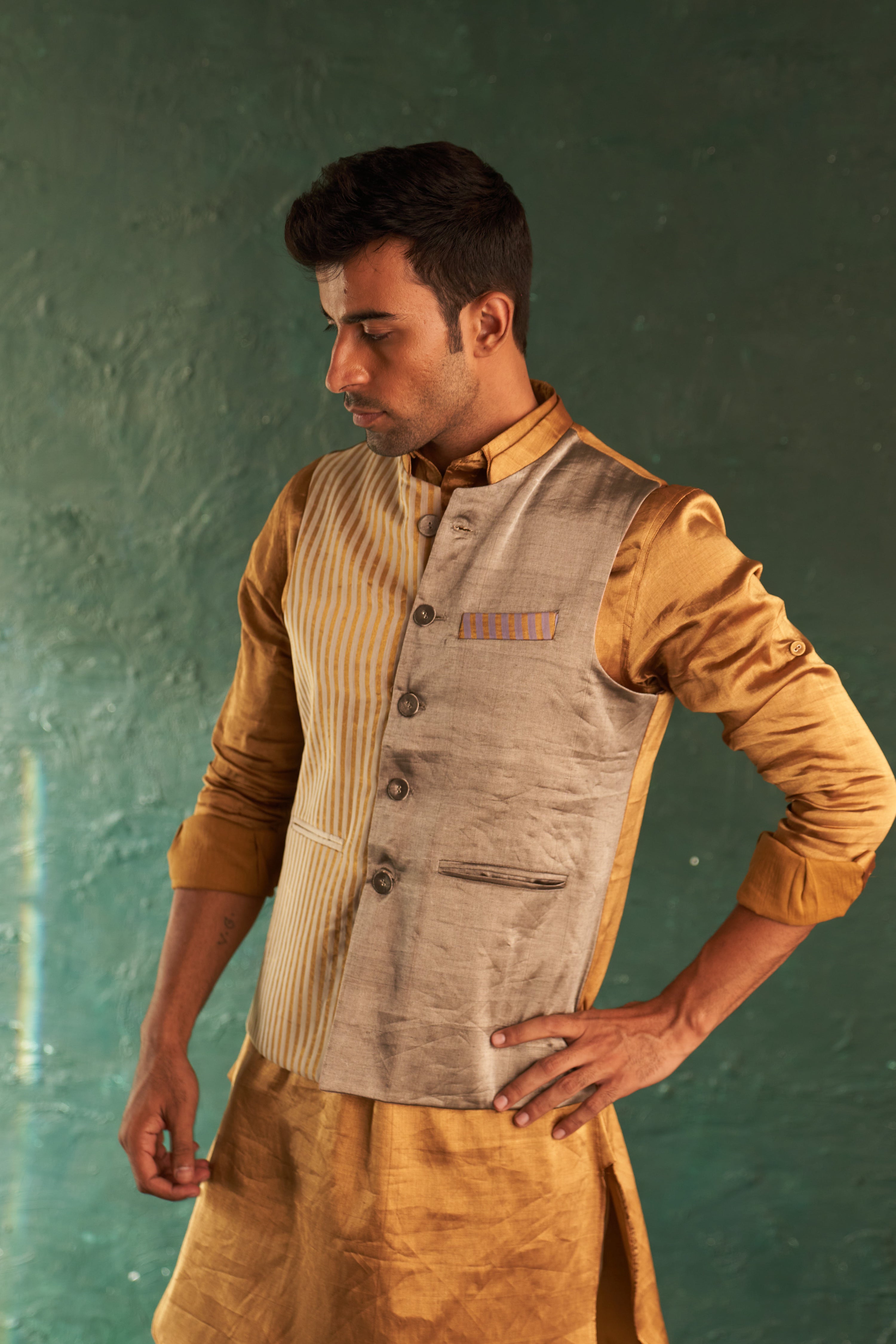 MIDAS TISSUE NEHRU JACKET