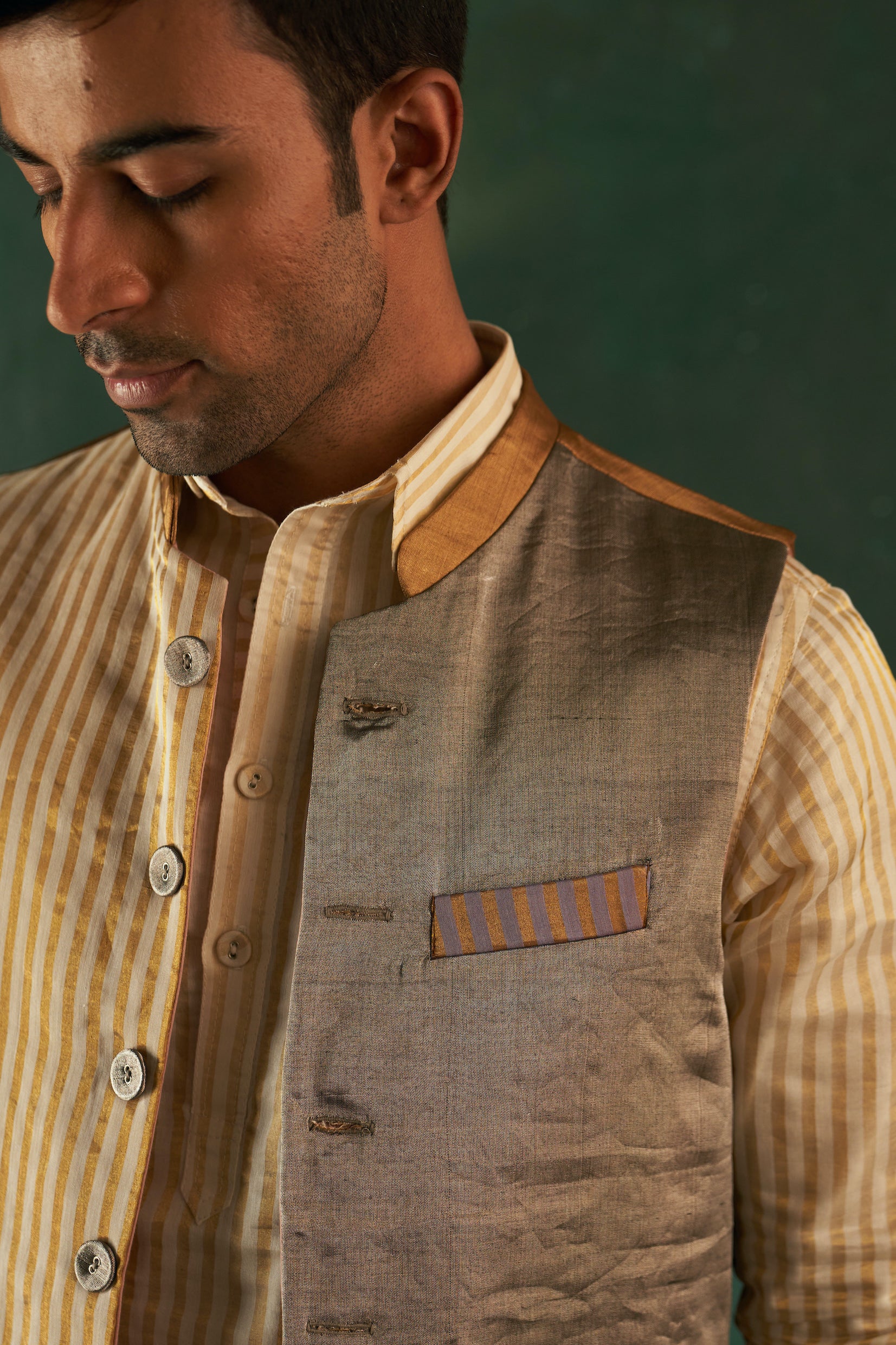 MIDAS TISSUE NEHRU JACKET