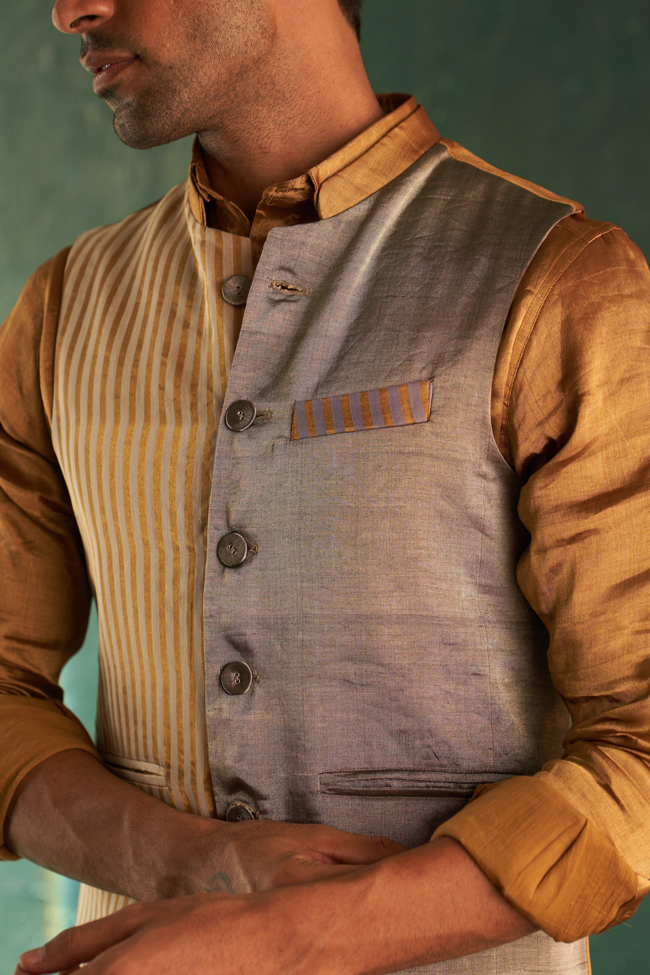 MIDAS TISSUE NEHRU JACKET