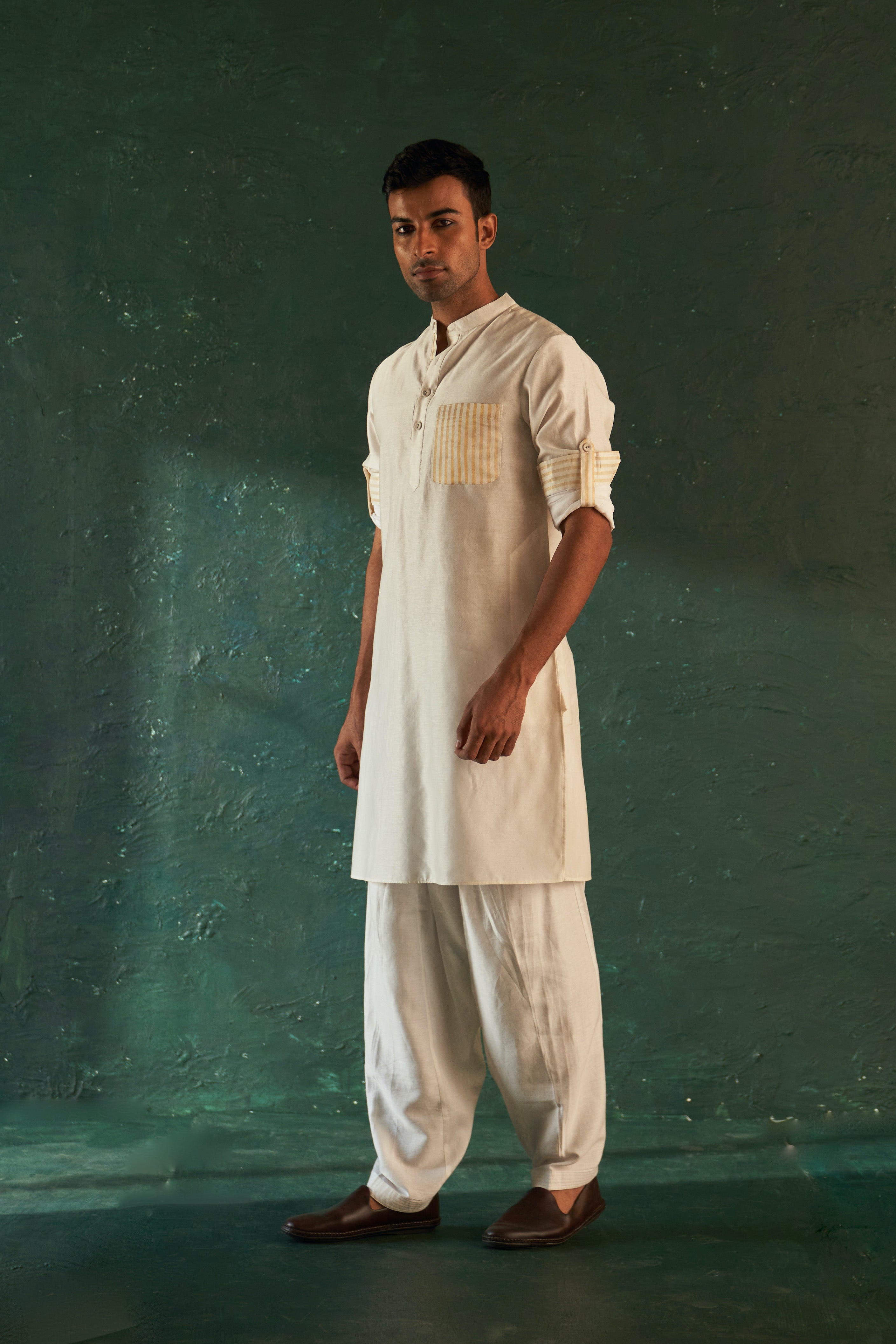 MIDAS IVORY KURTA WITH SALWAR