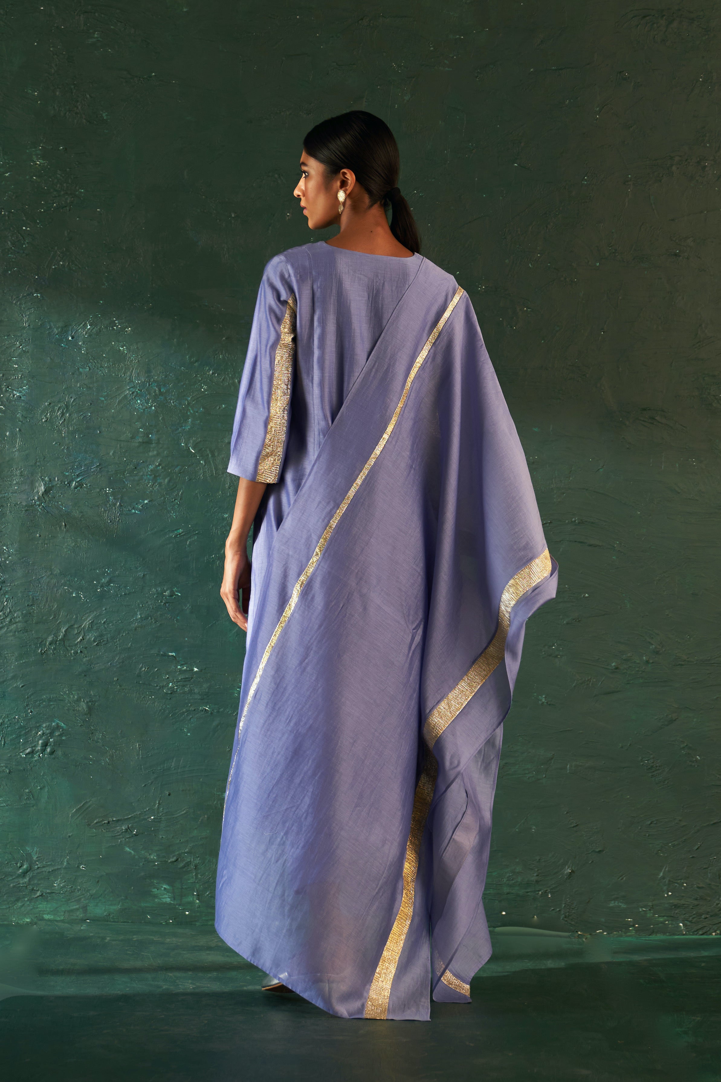 MIDAS LAVENDER CHANDERI KURTA