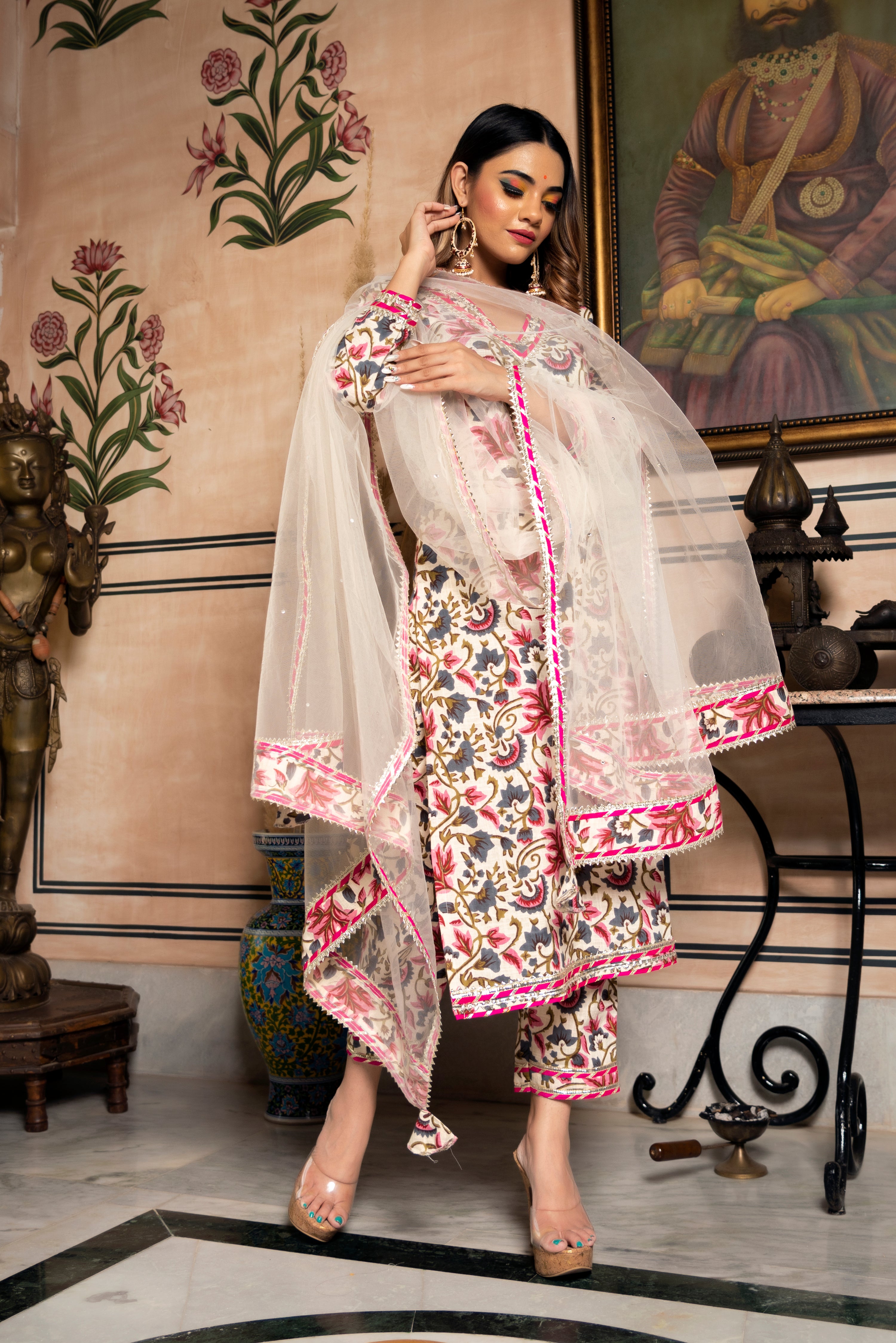 GARDEN ROSE COTTON SUIT SET