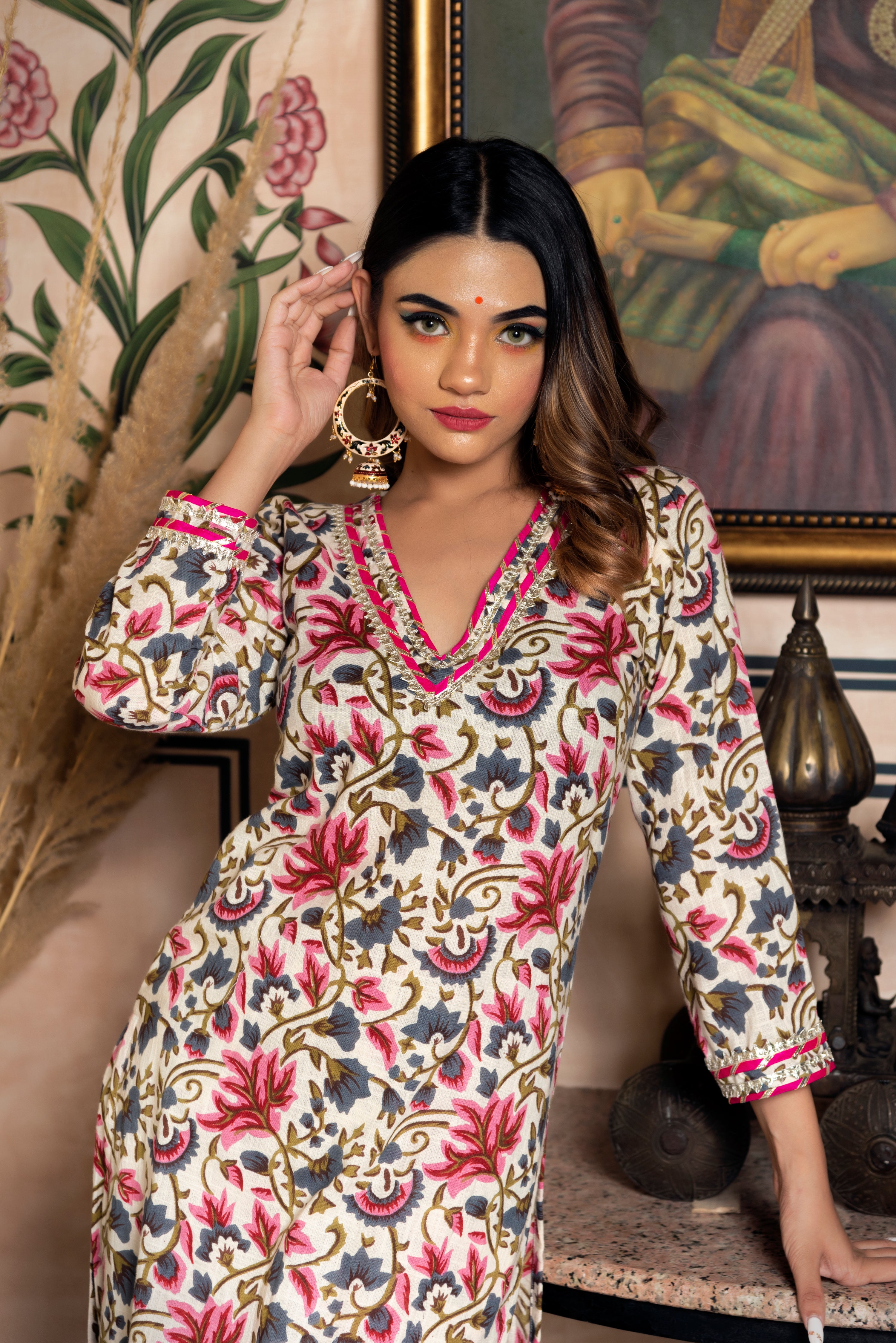 GARDEN ROSE COTTON SUIT SET