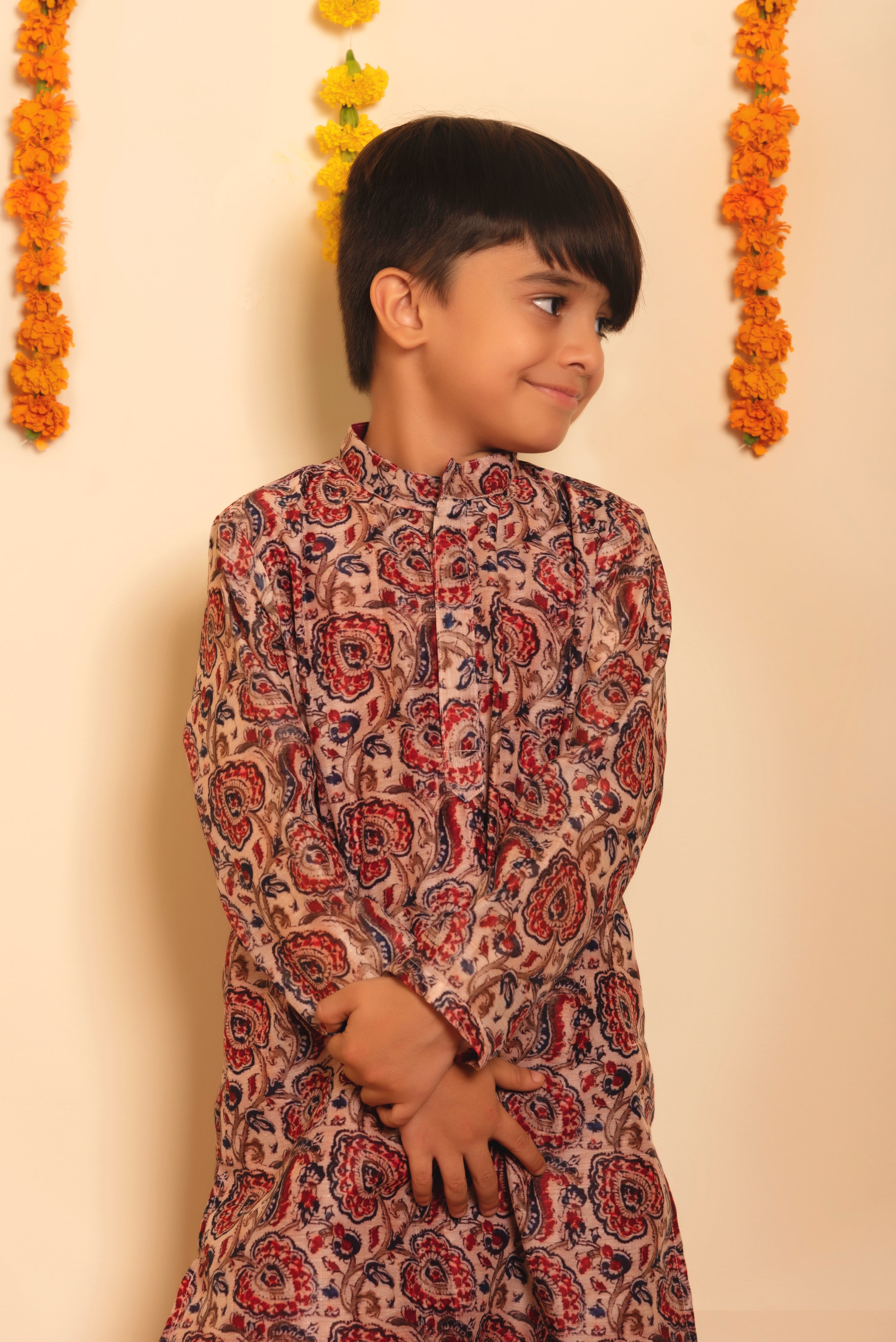 BACHPAN GULBAGH KURTA PANT SET