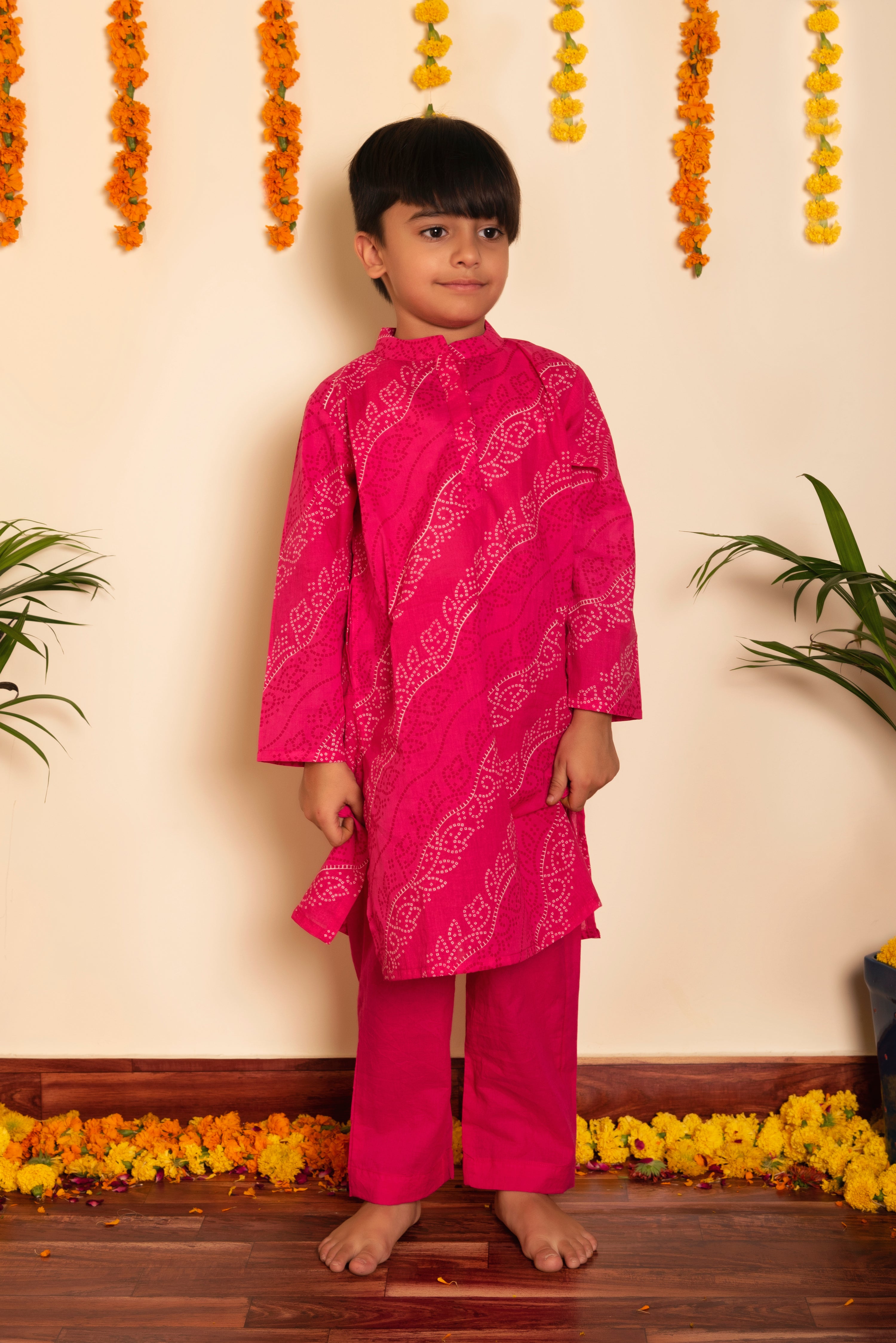 BACHPAN BHENDHAJ PINK KURTA SET