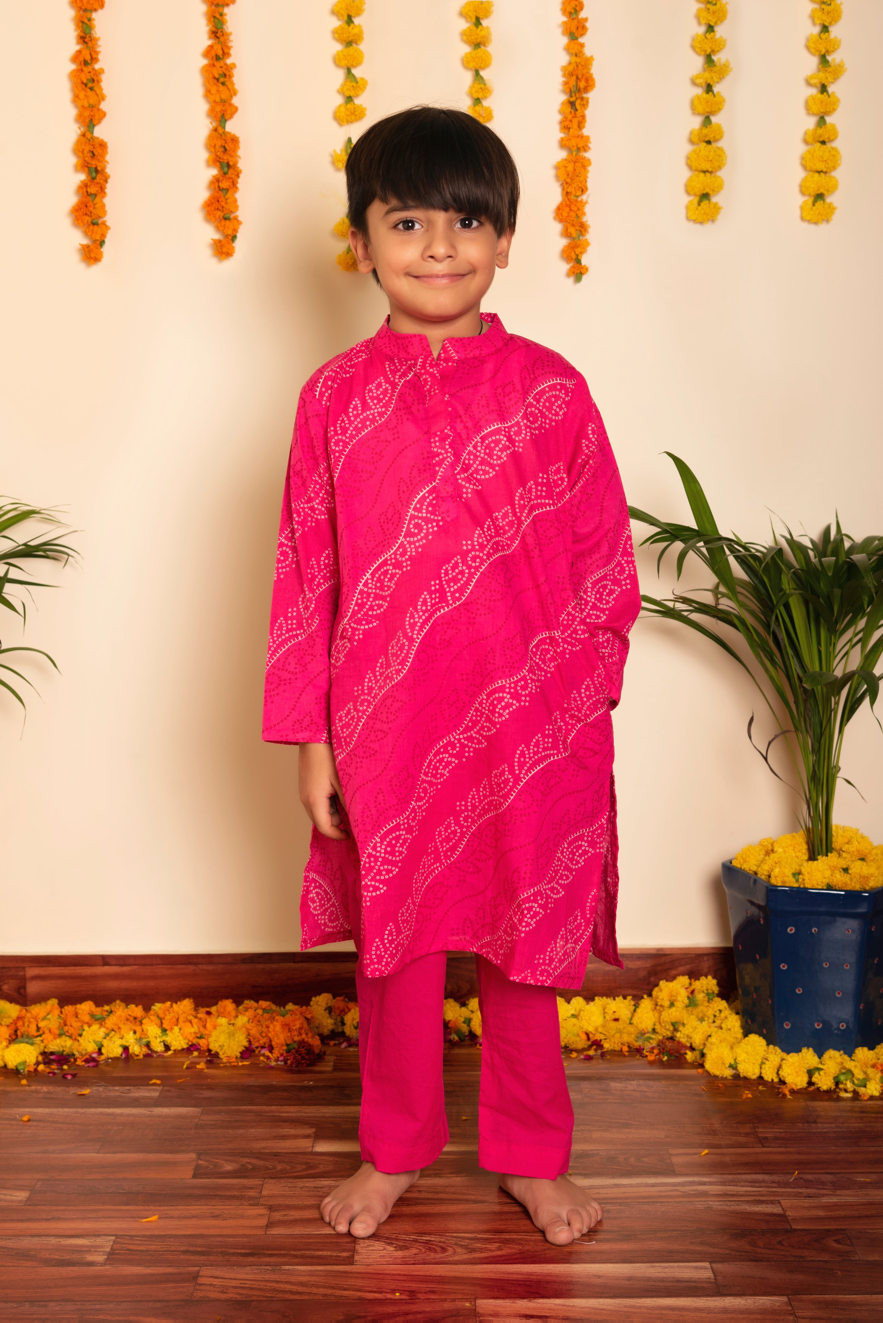 BACHPAN BHENDHAJ PINK KURTA SET