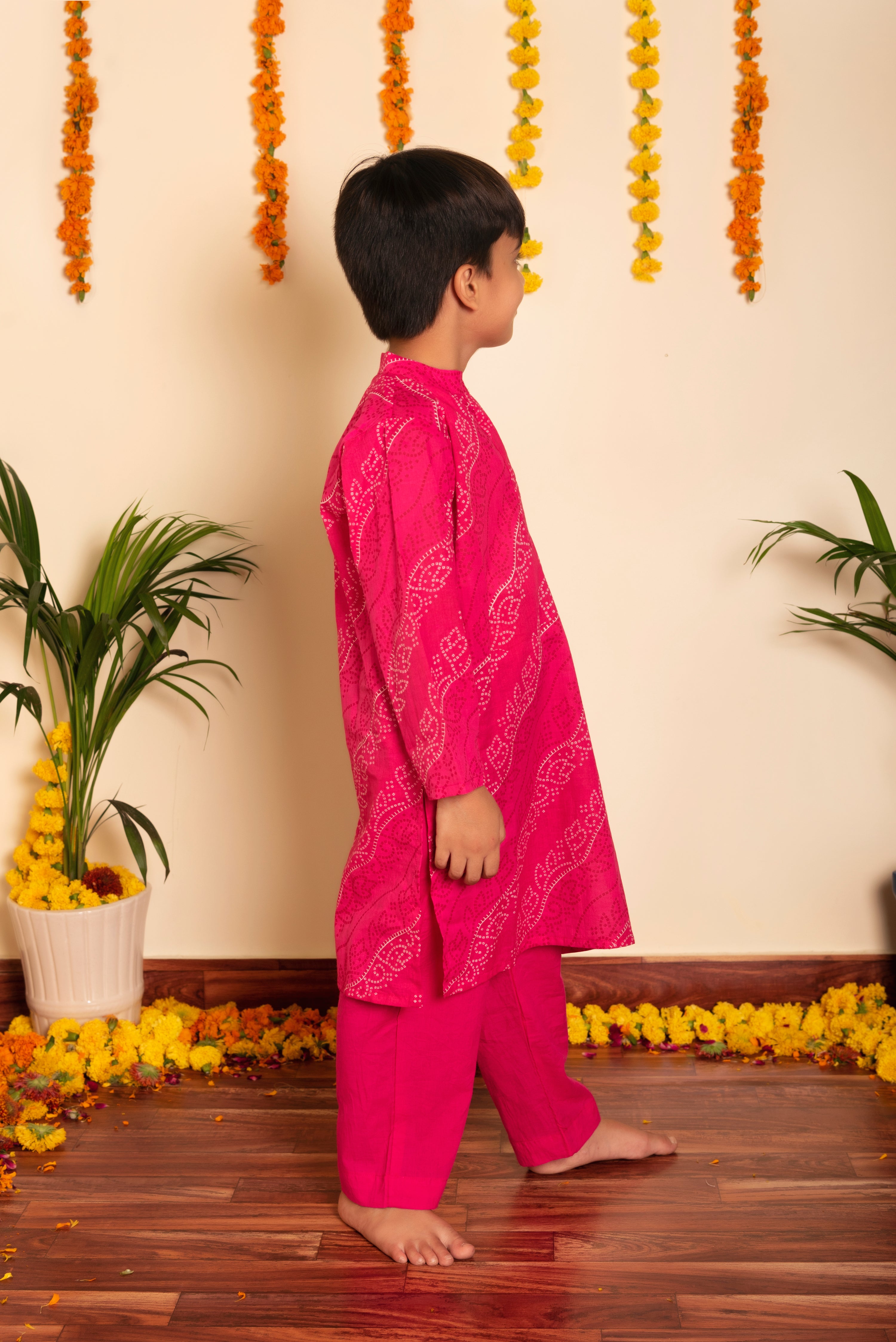 BACHPAN BHENDHAJ PINK KURTA SET