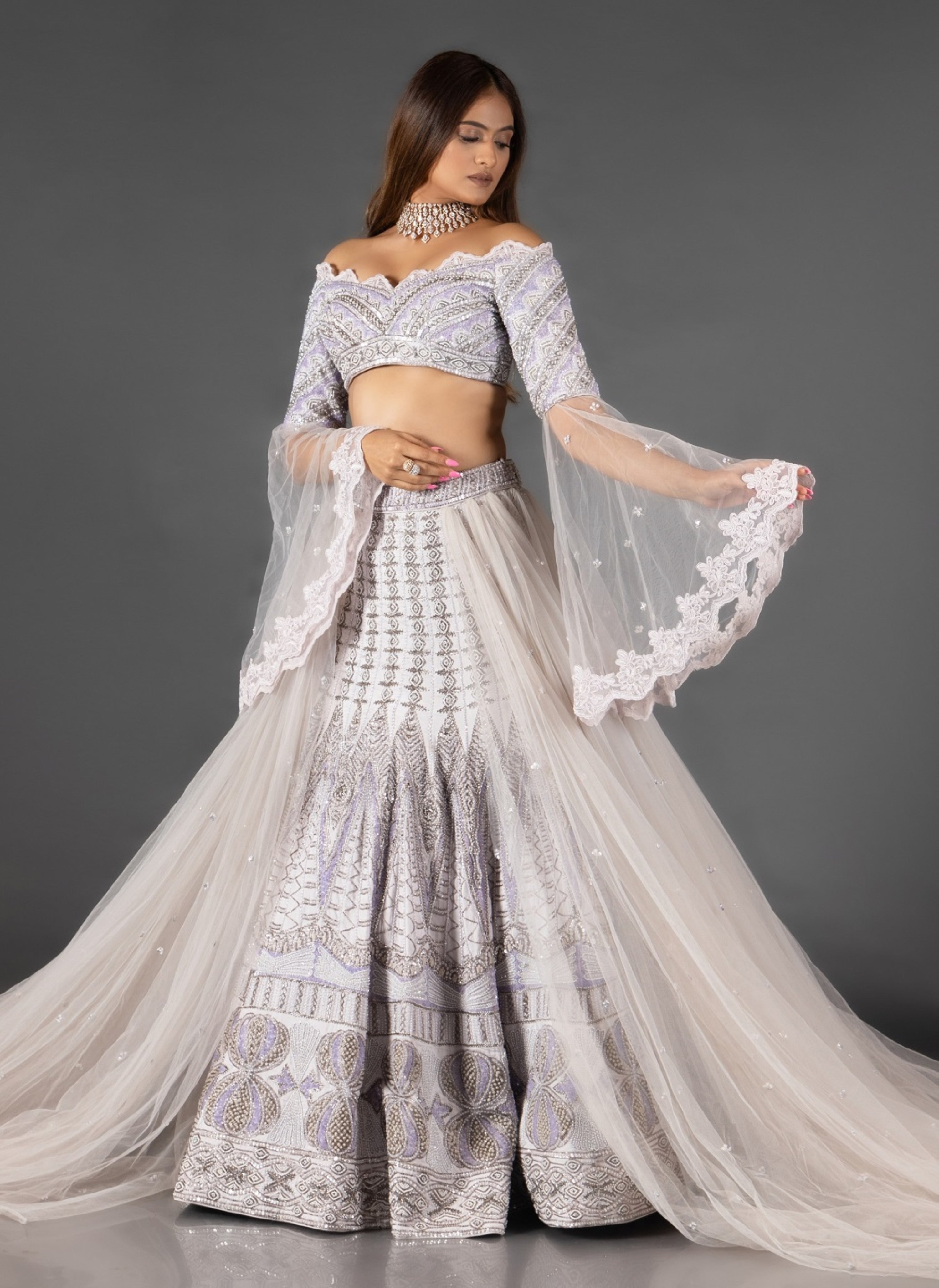 LILAC LEHENGA SET