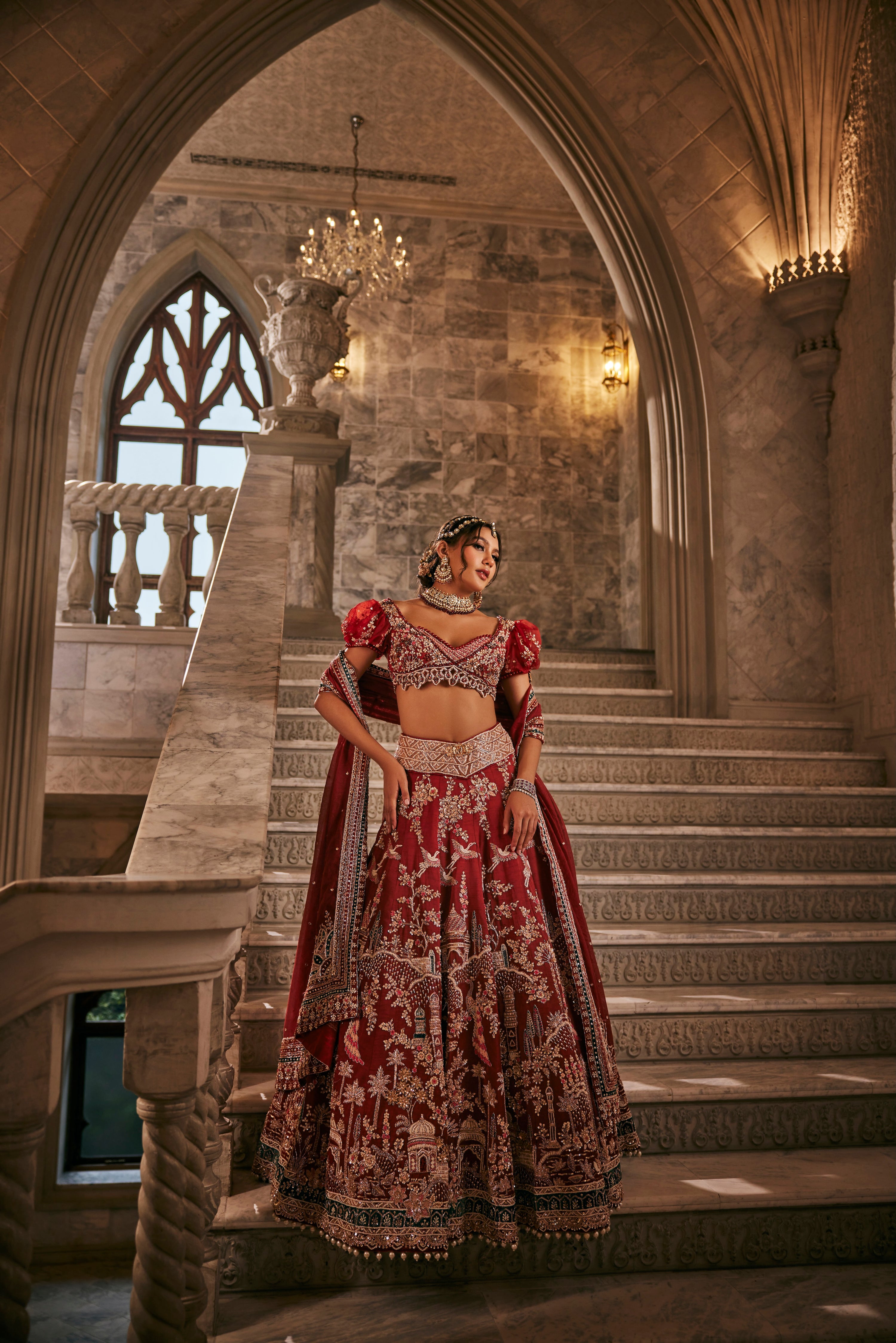 ANANT PICHWAI SAGA LEHENGA SET