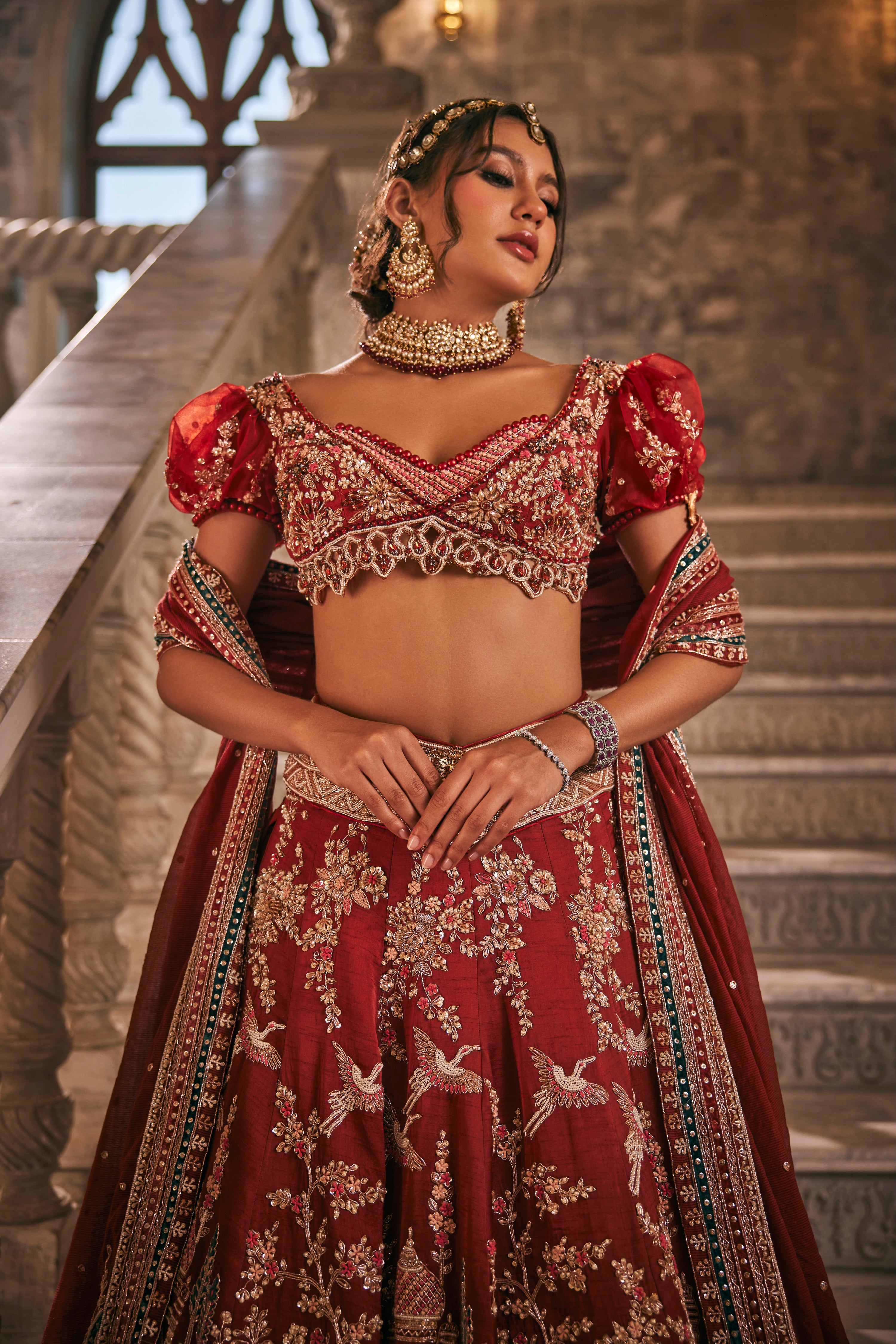 ANANT PICHWAI SAGA LEHENGA SET