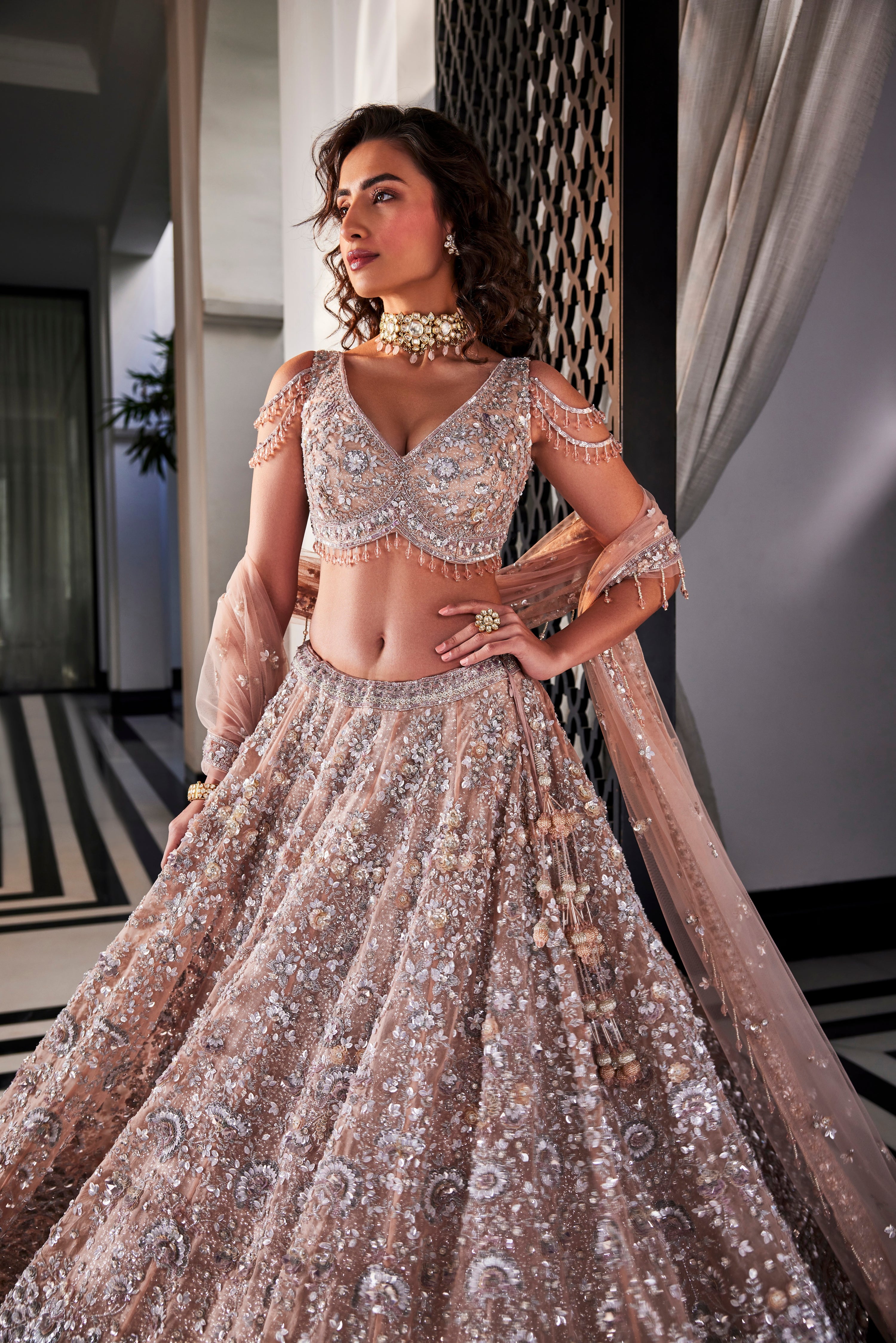 TURQUIOSE LEHENGA