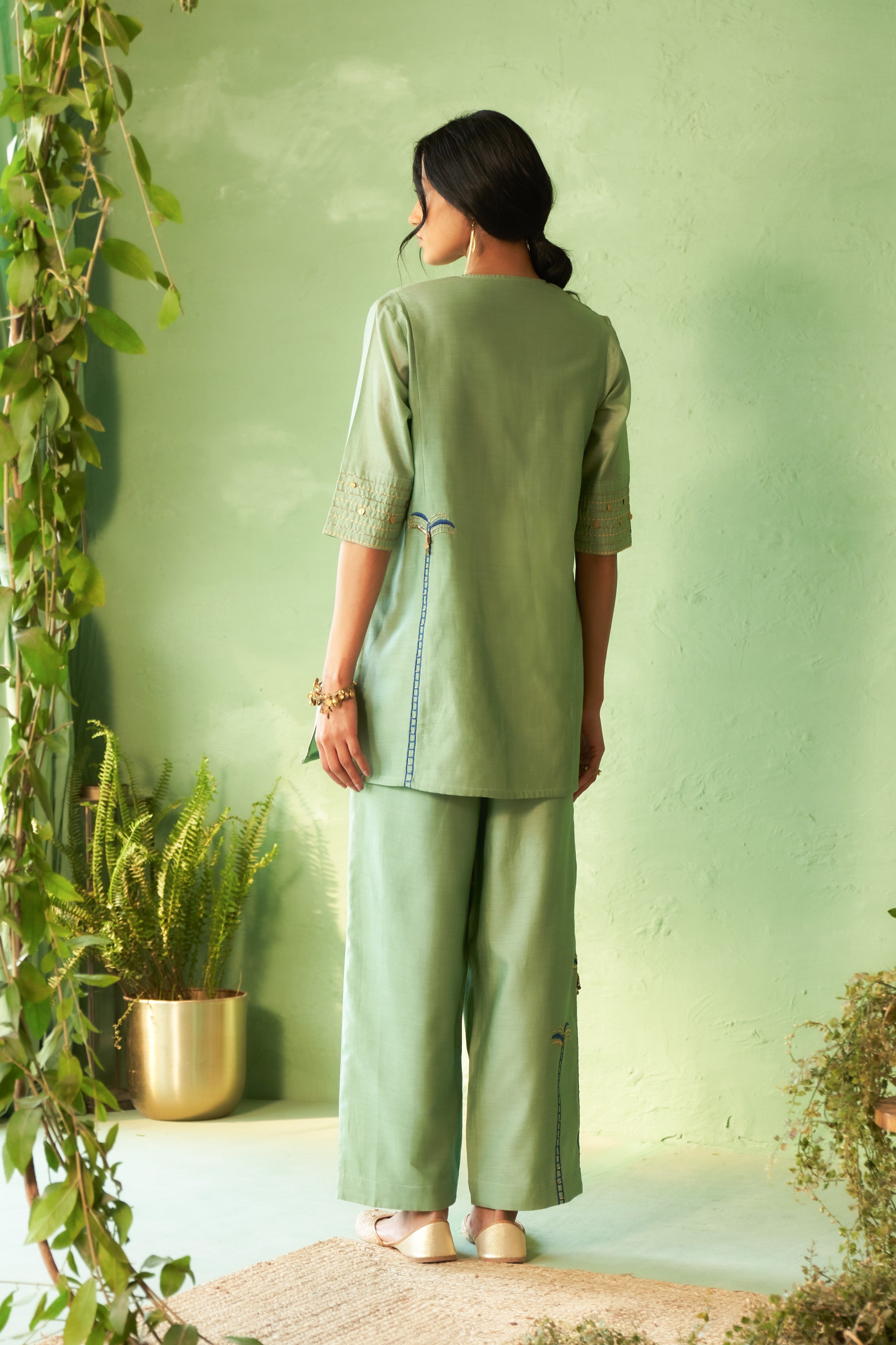 TEA GREEN COORD SET