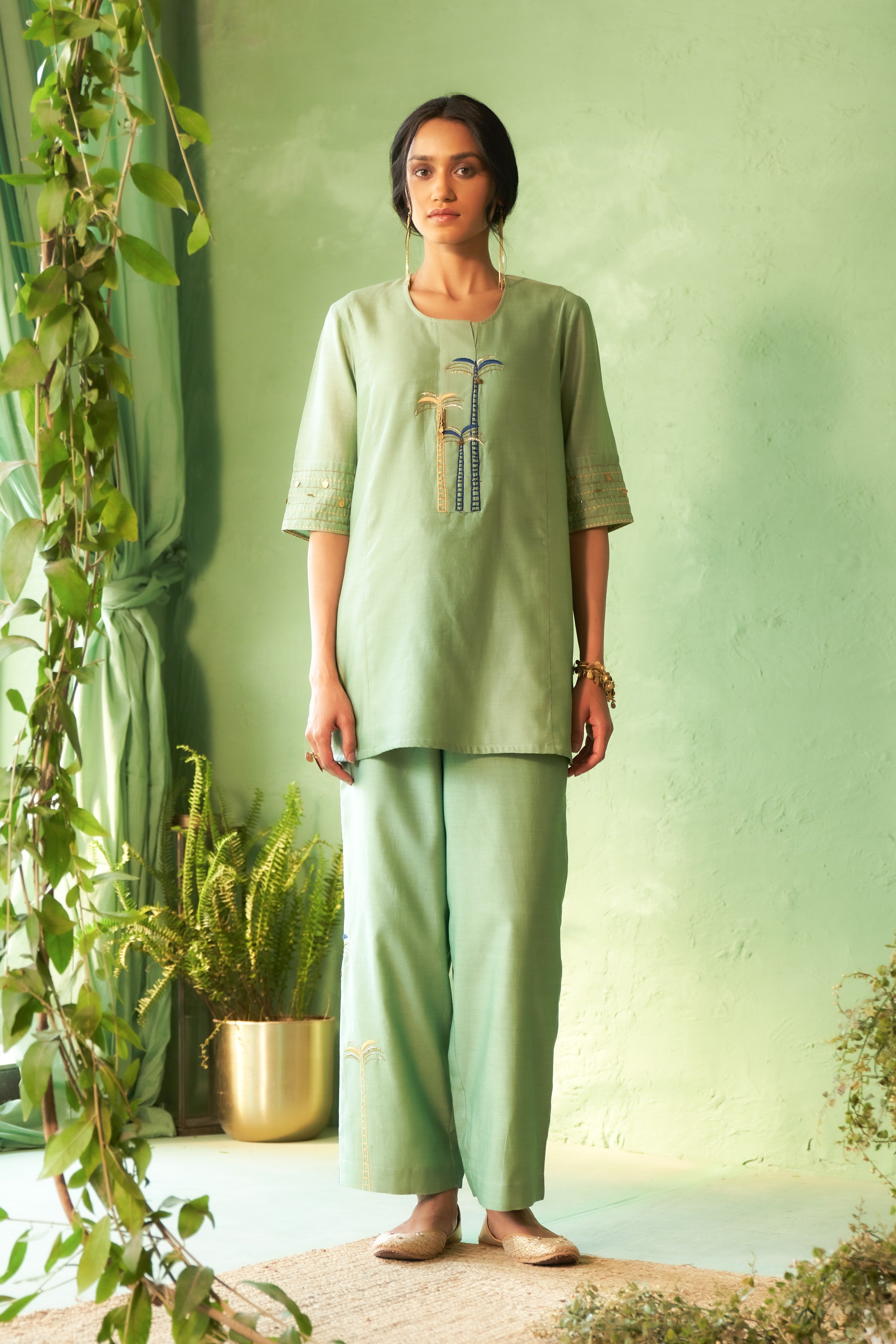 TEA GREEN COORD SET