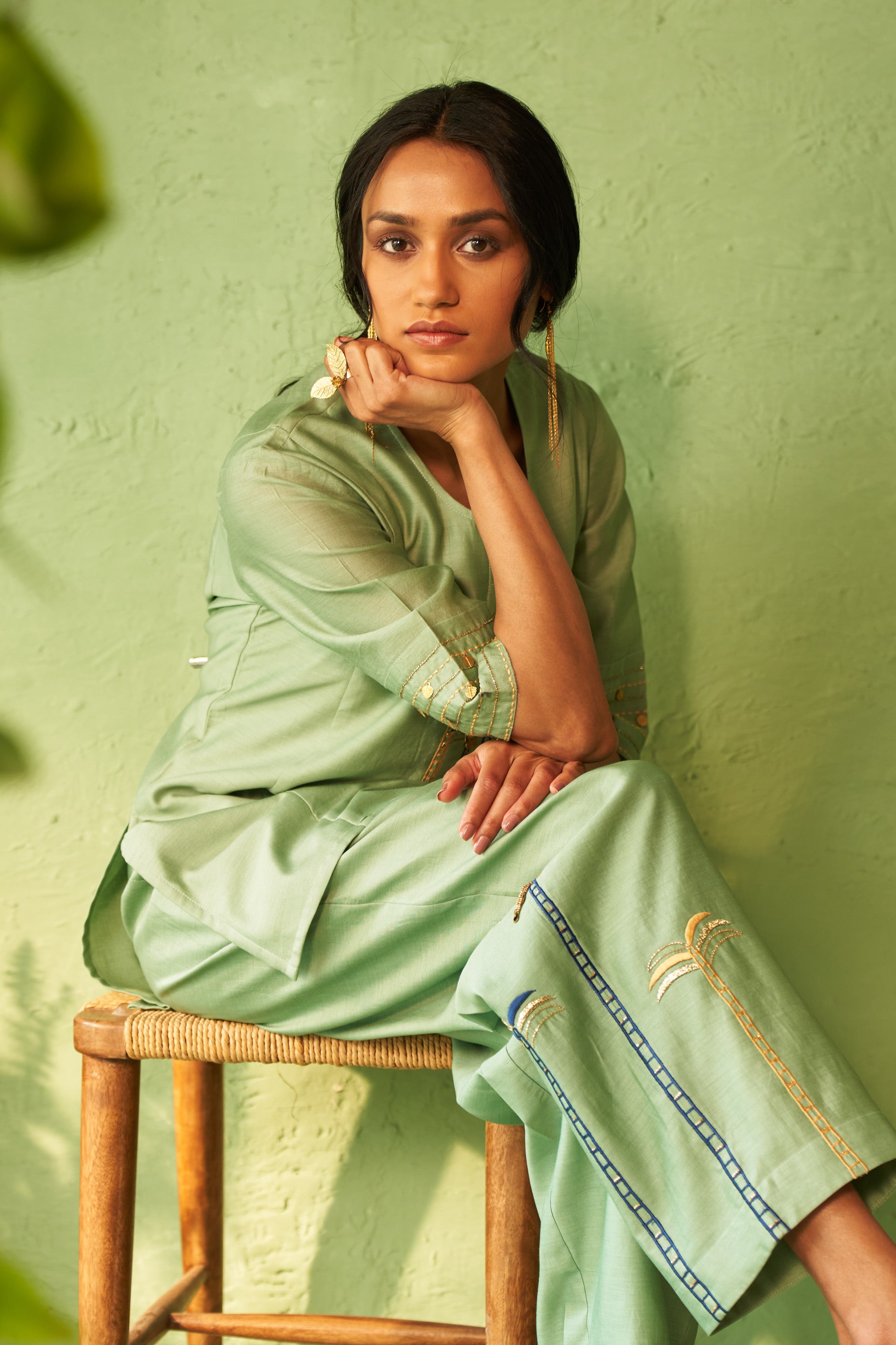TEA GREEN COORD SET
