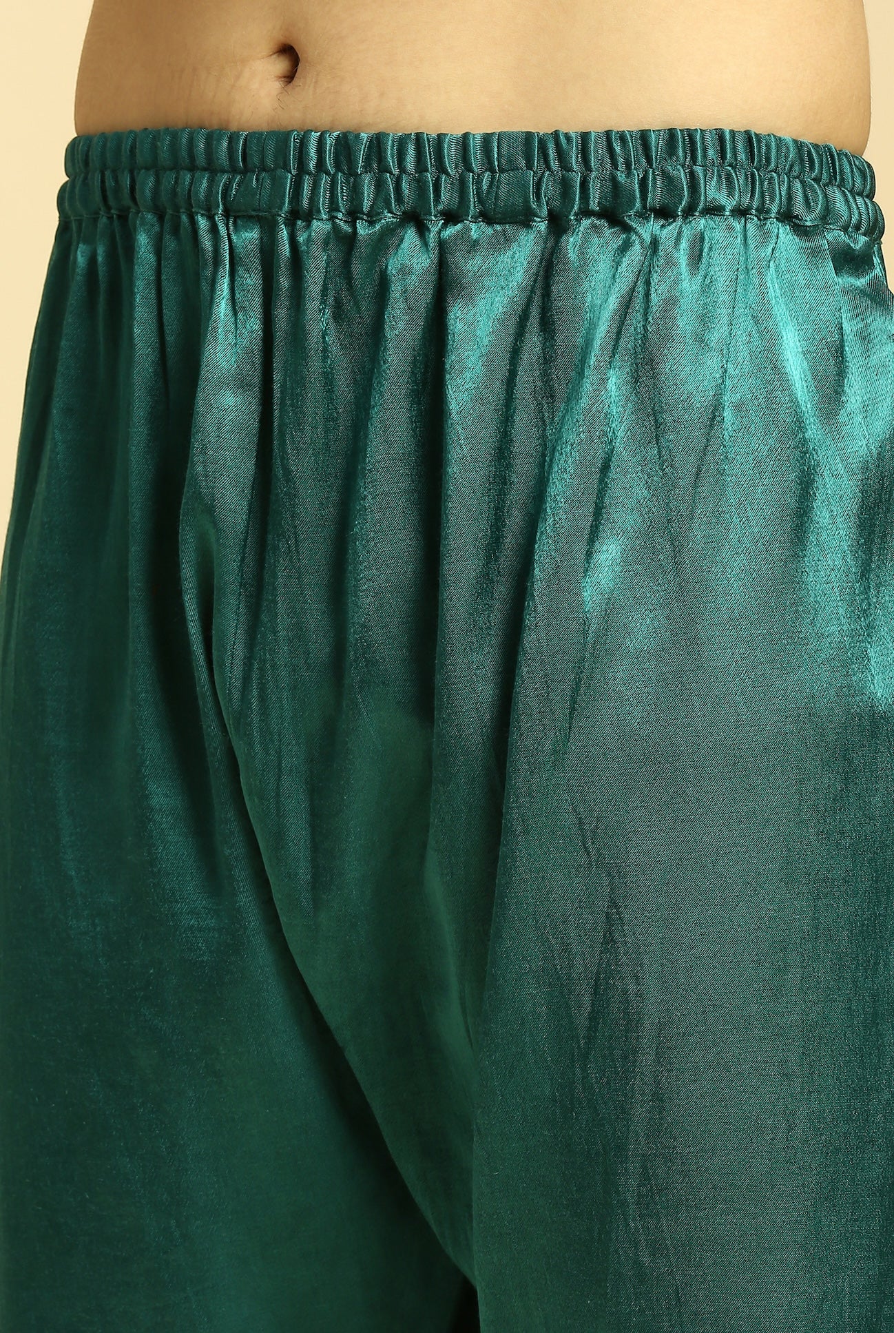 TEAL GREEN KURTA WITH PANT