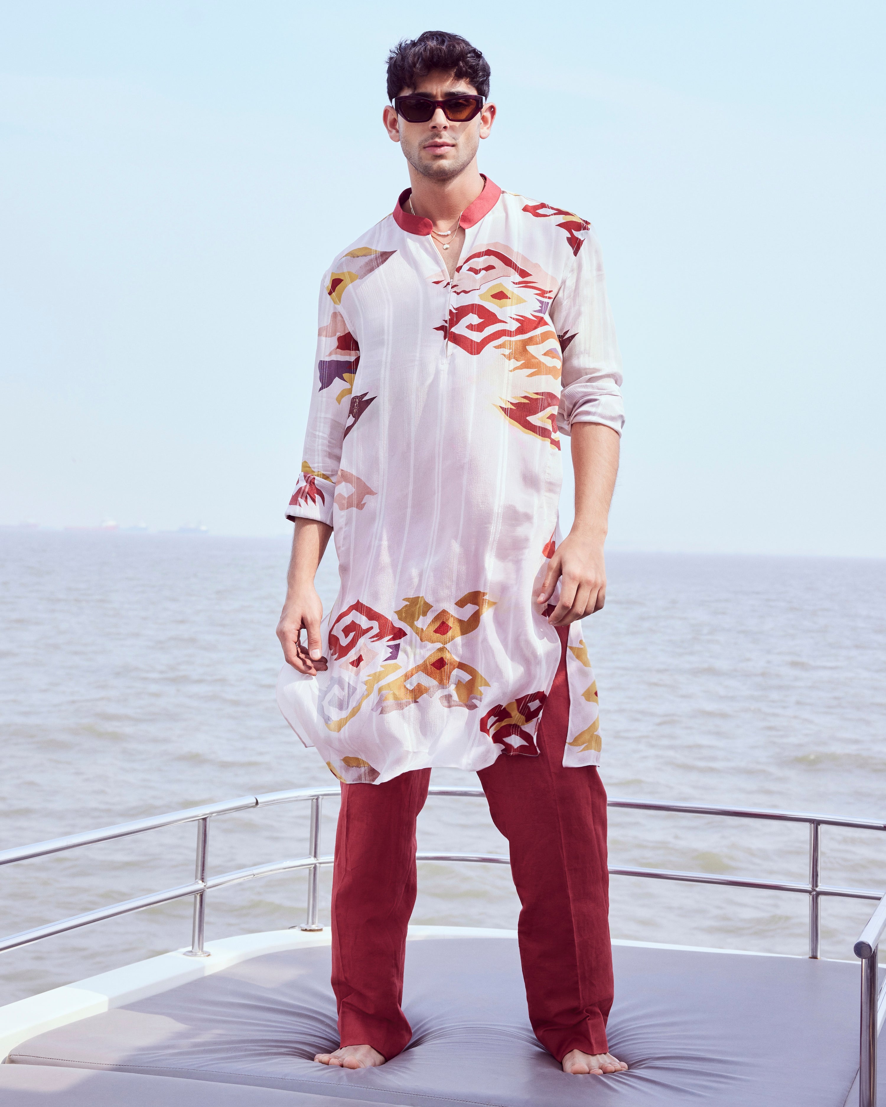 PATOLA PRINTED KURTA AND PANTS