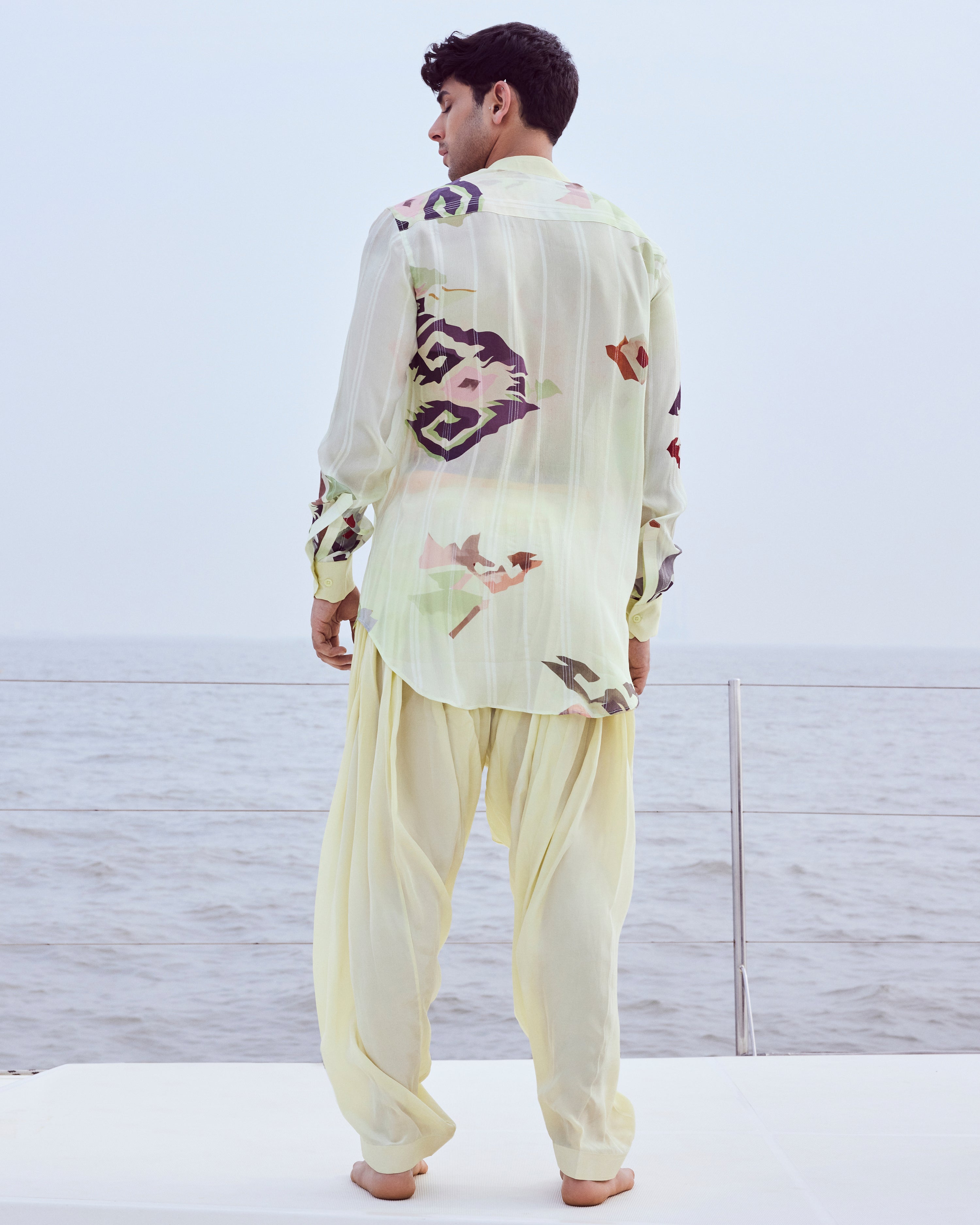 PATOLA PRINTED KURTA SHIRT & PATIALA