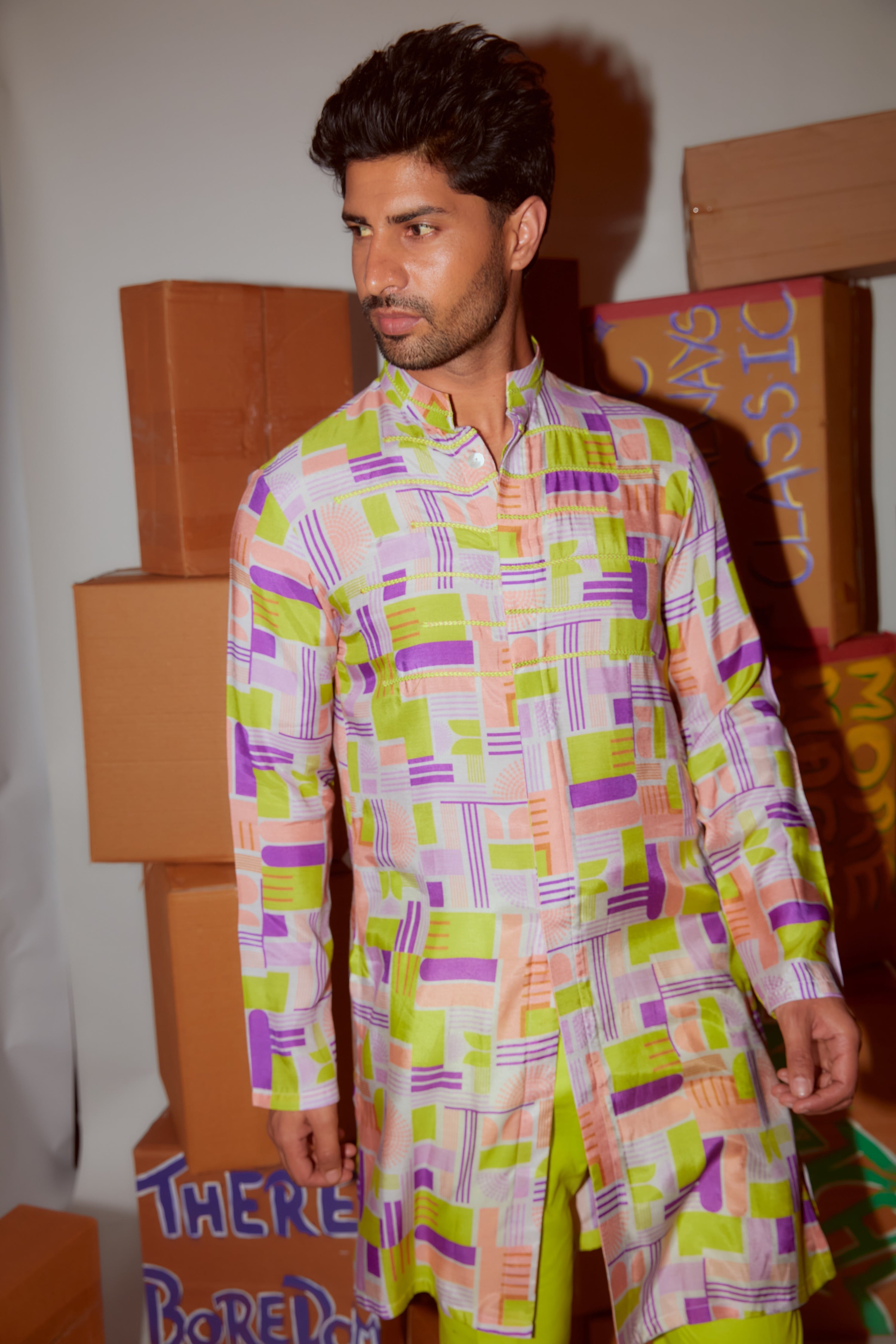 PRINTED KURTA SET