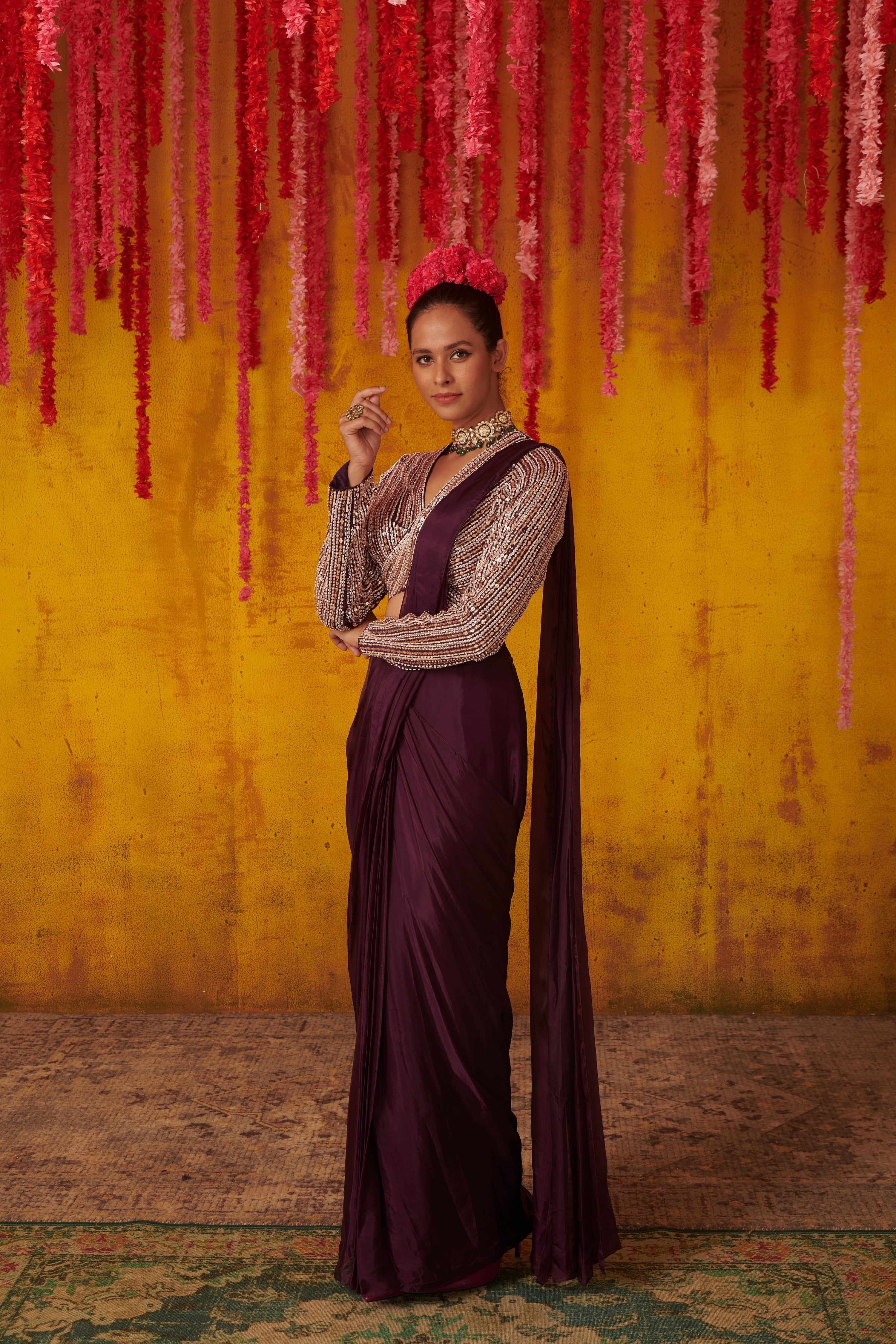 PURPLE SAREE