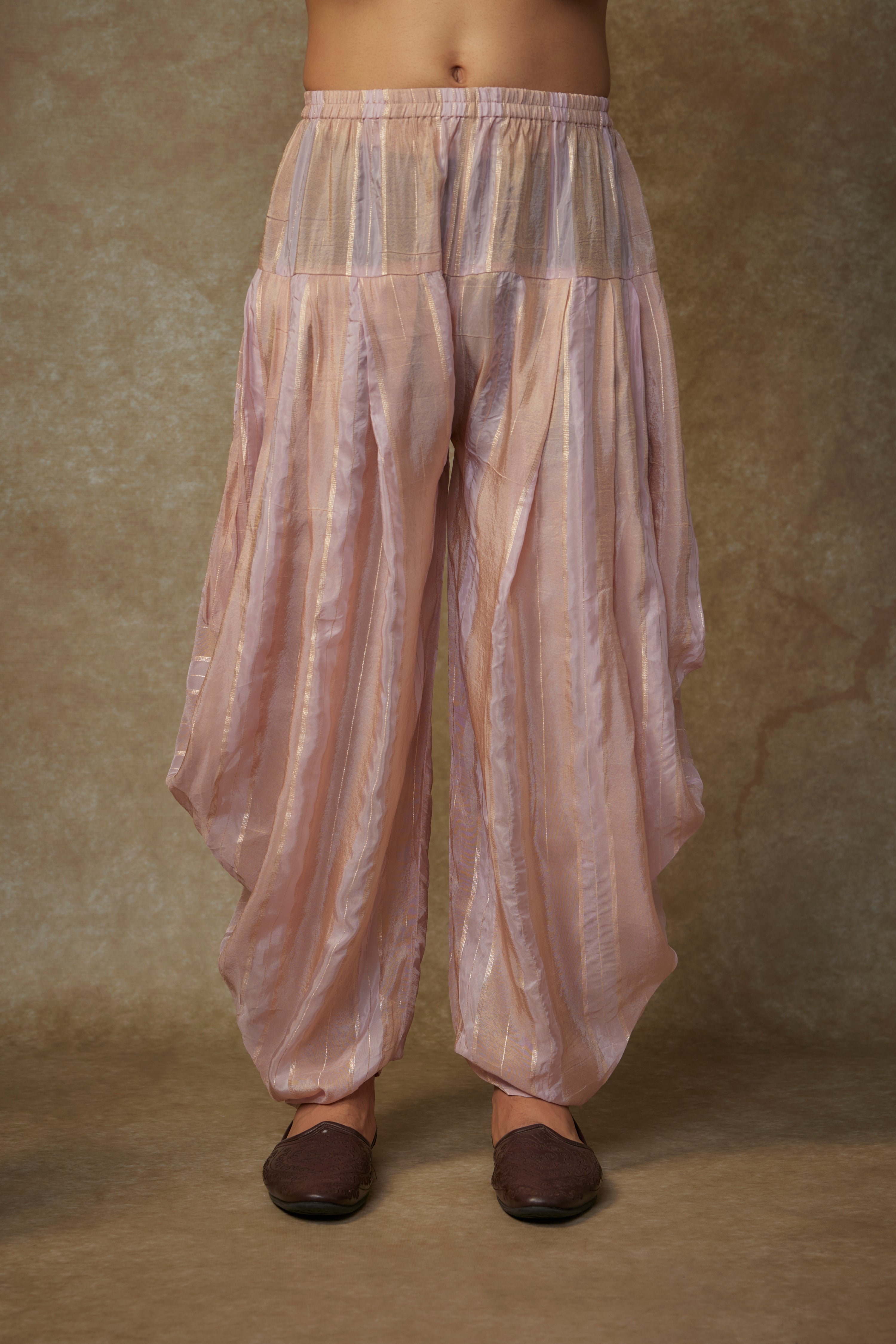PEACH EMBROIDERED KURTA WITH PANT