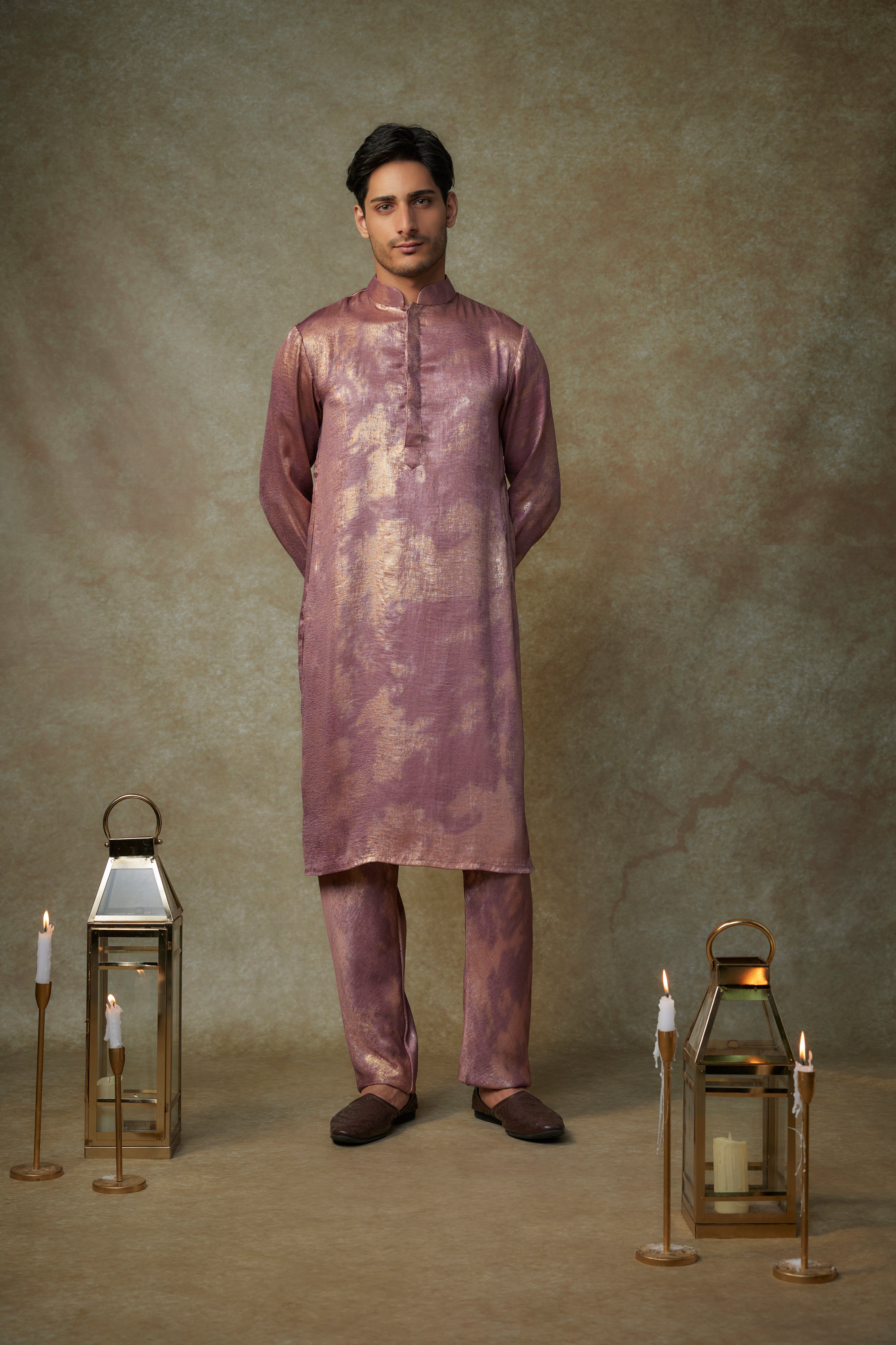 MAROON KURTA WITH PANT