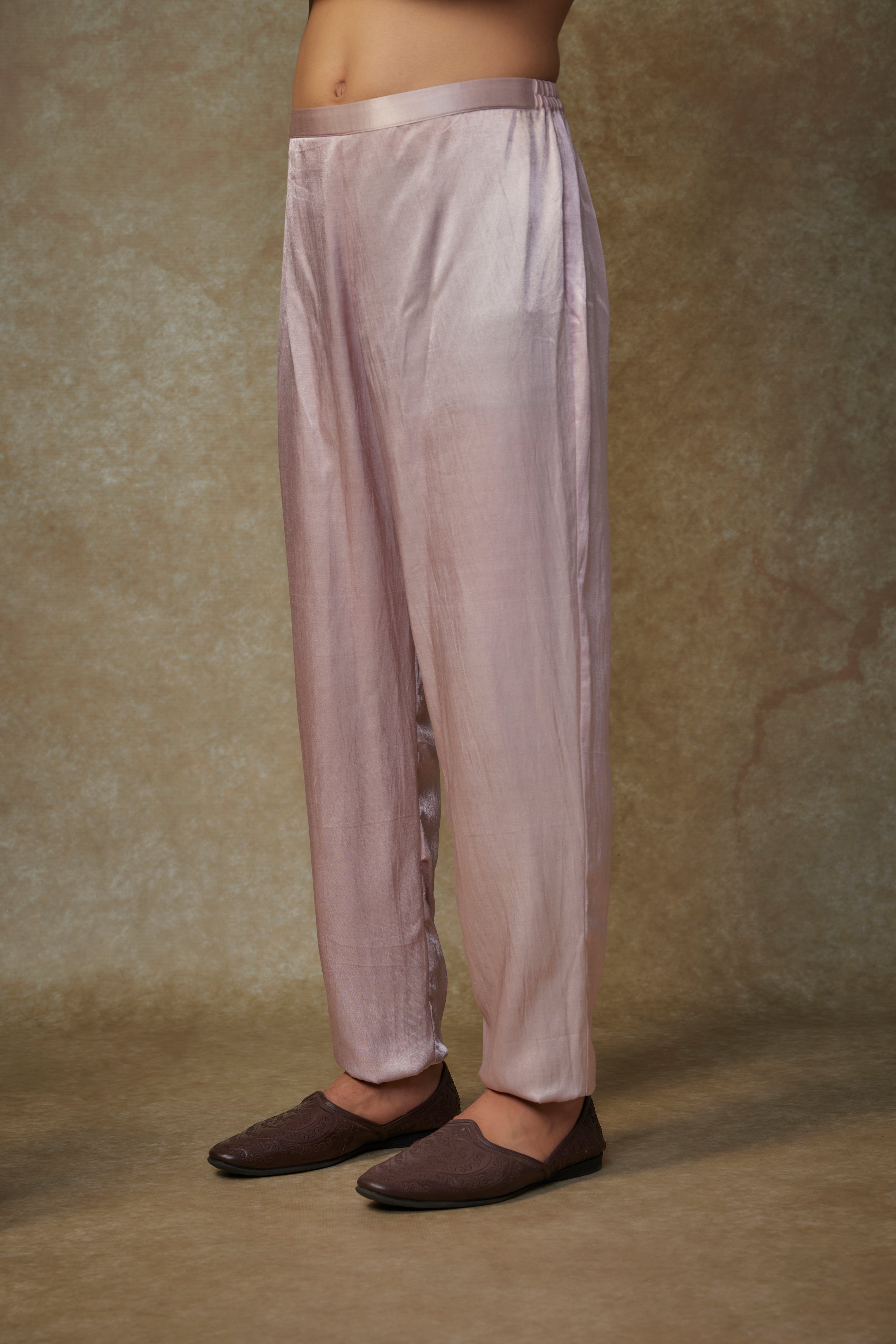 DUSTY PINK EMBROIDERED SHERWANI WITH PANT