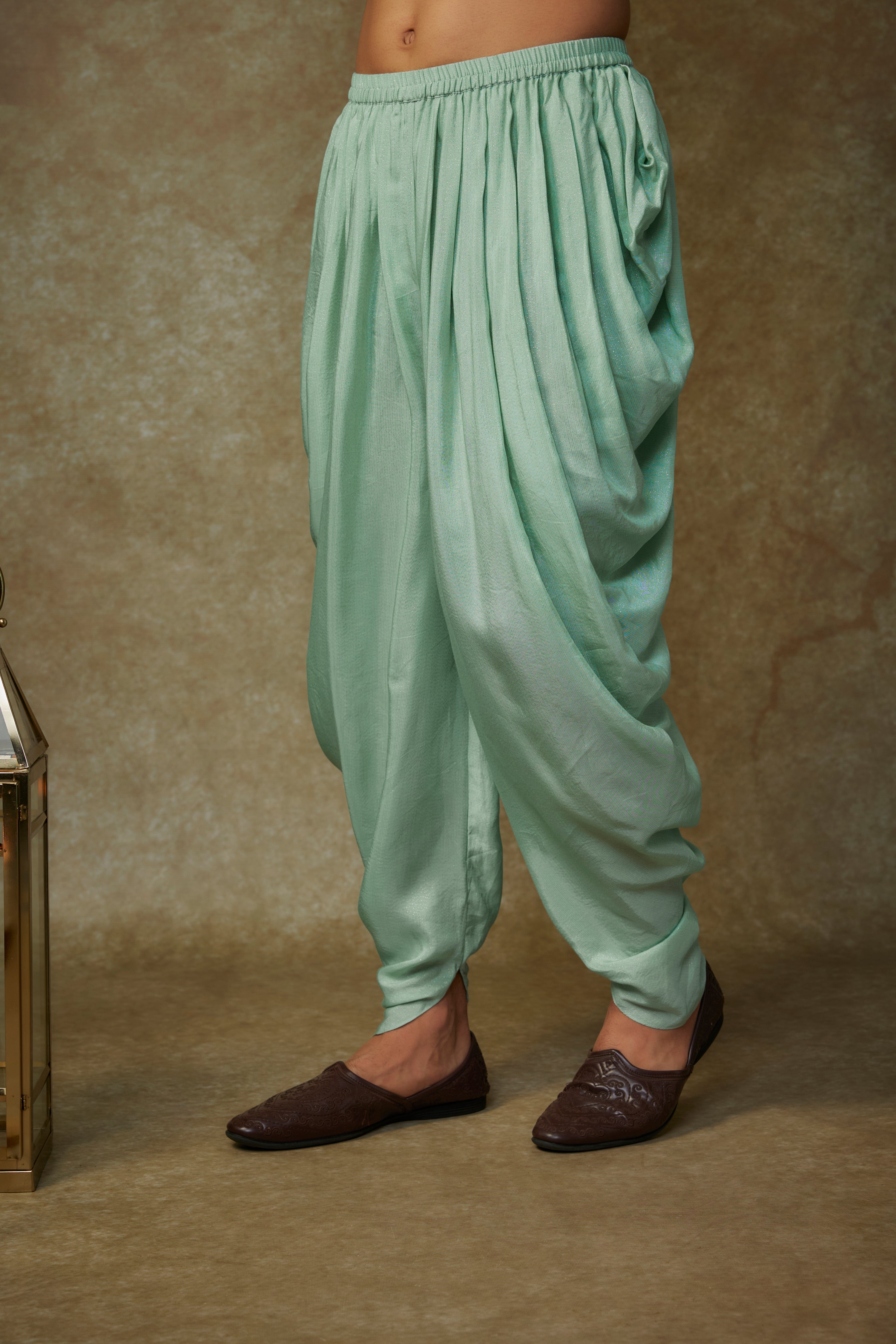 MINT EMBROIDERED SHERWANI WITH PANT