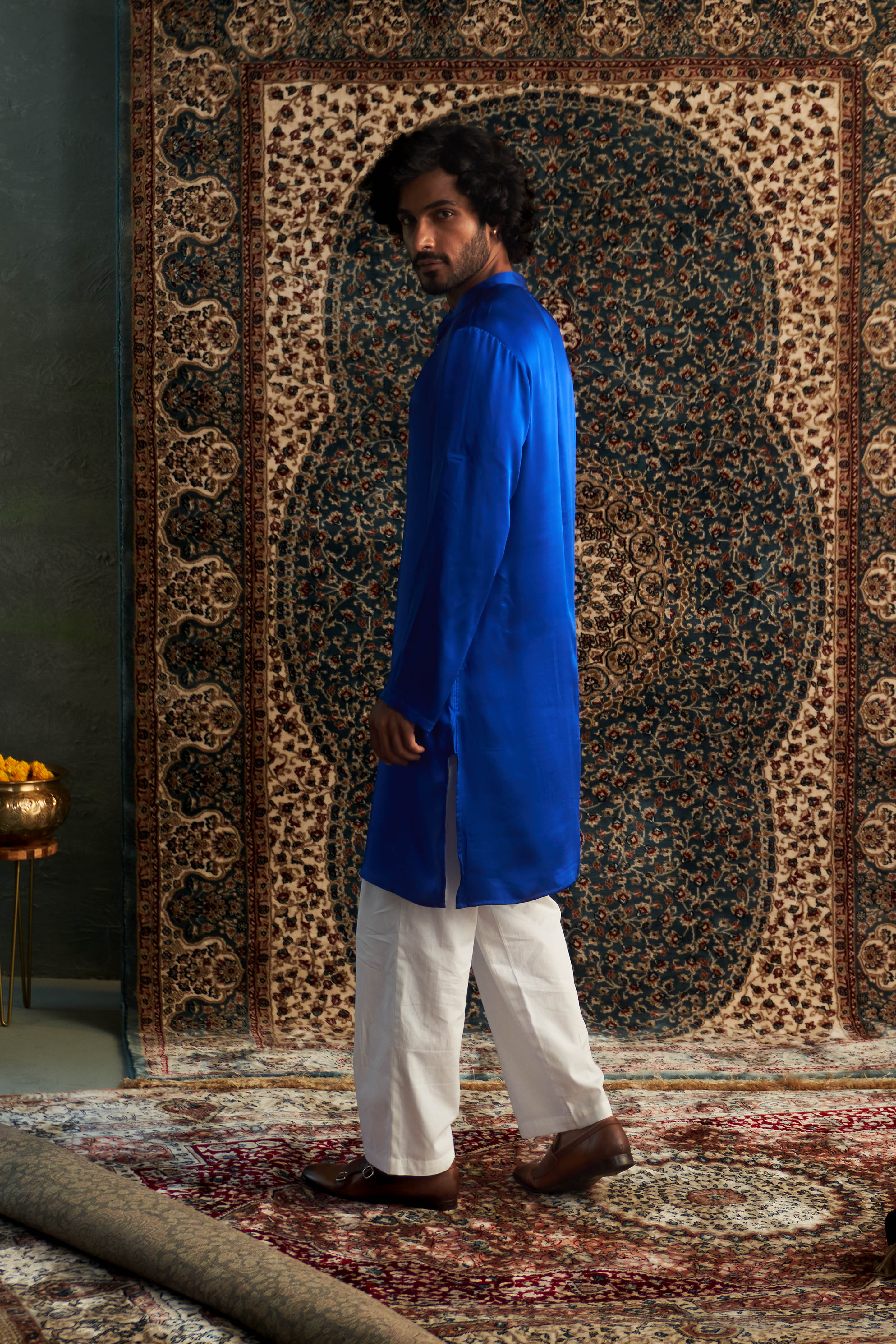 PRARAMBH EMBROIDERED  KURTA SET