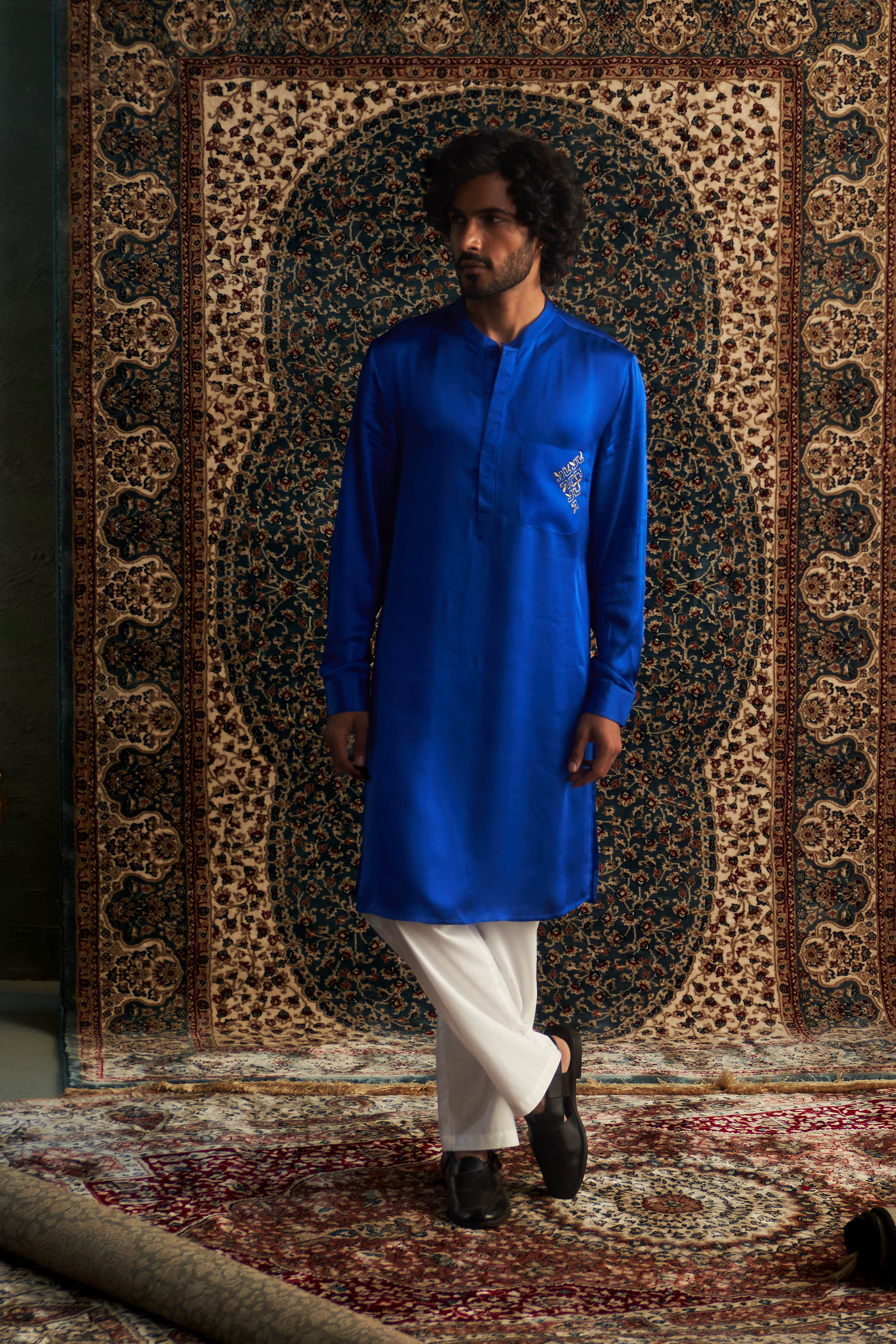 PRARAMBH EMBROIDERED KURTA SET