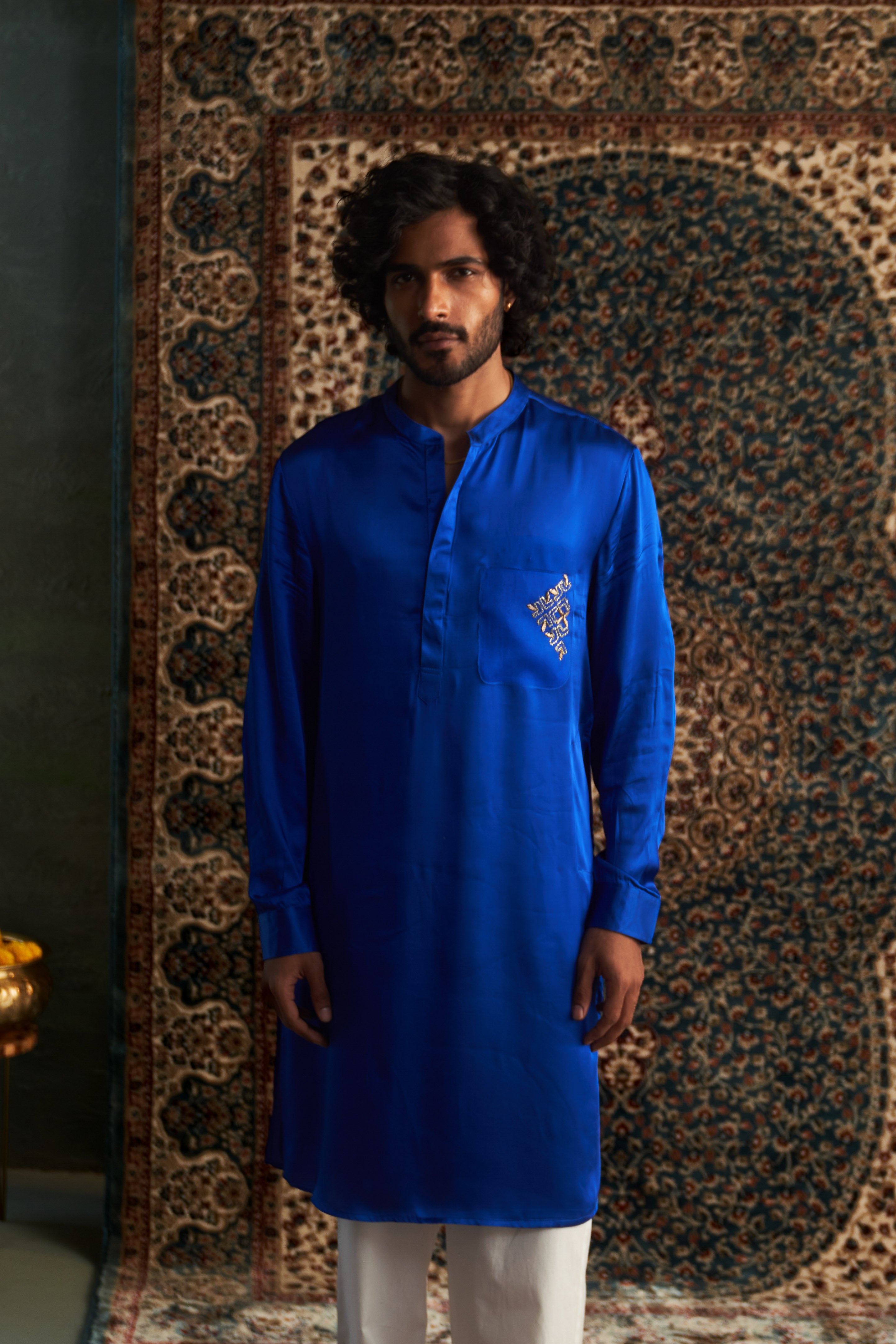 PRARAMBH EMBROIDERED KURTA SET