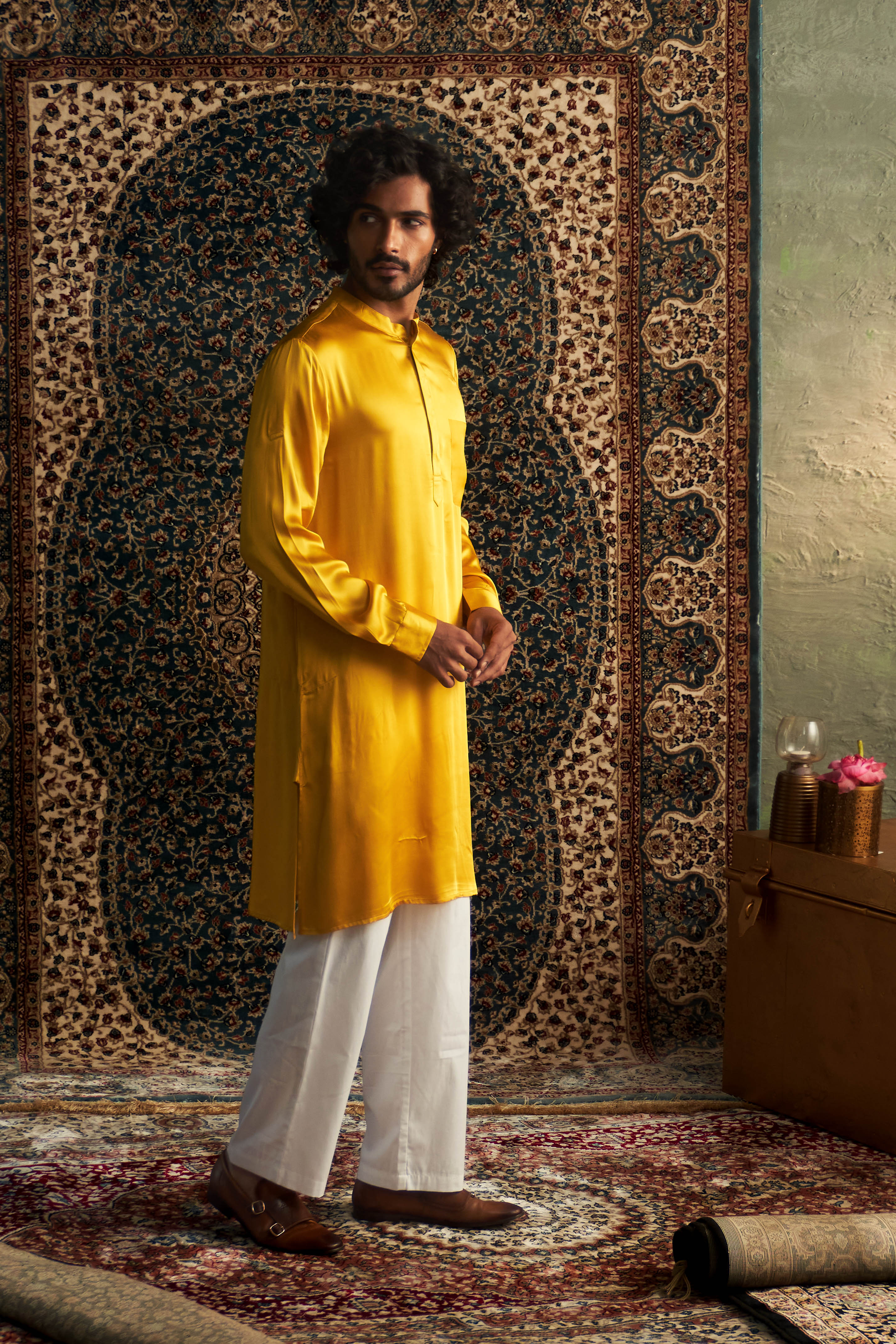 PRARAMBH EMBROIDERED KURTA SET