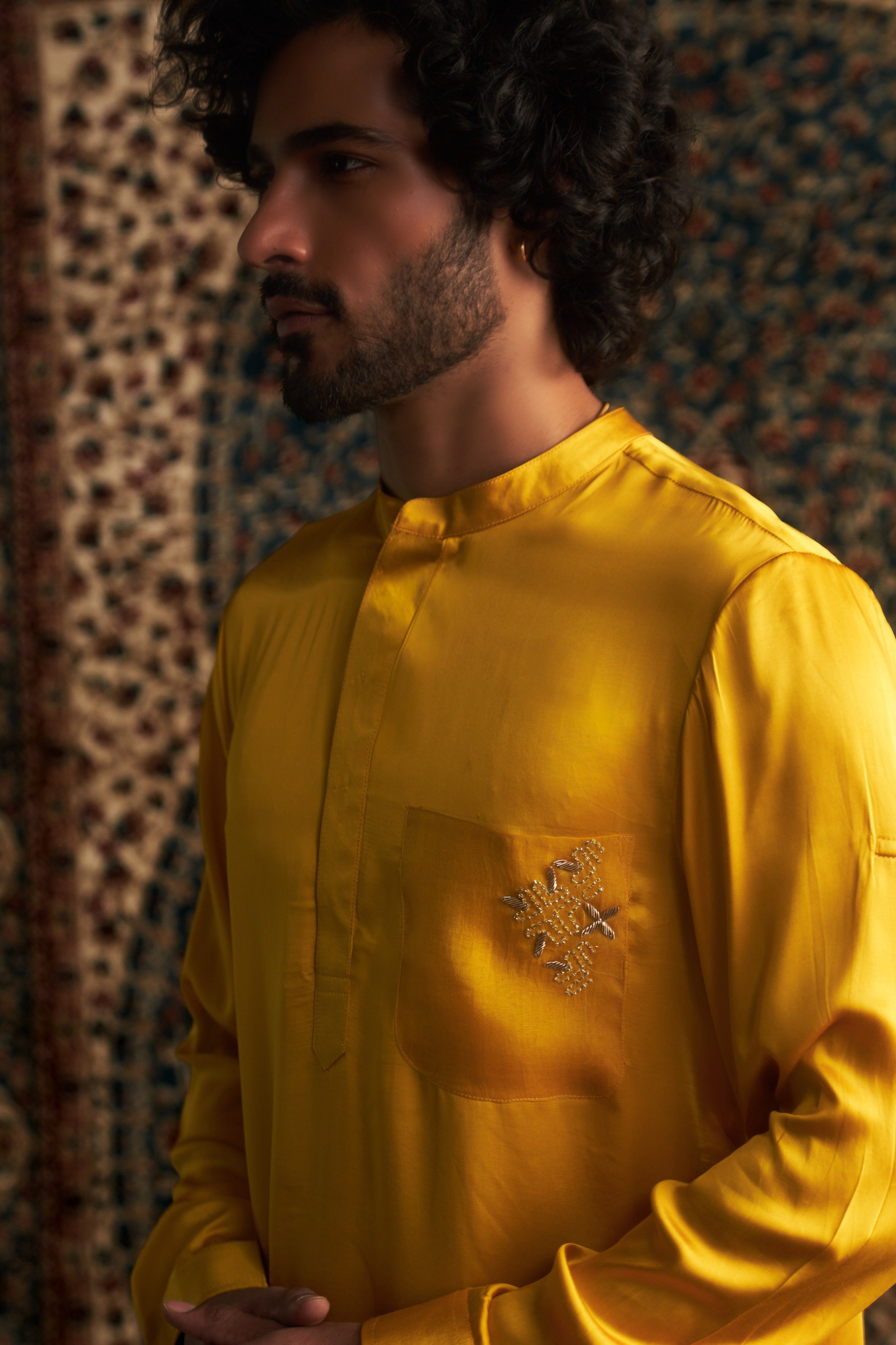 PRARAMBH EMBROIDERED KURTA SET