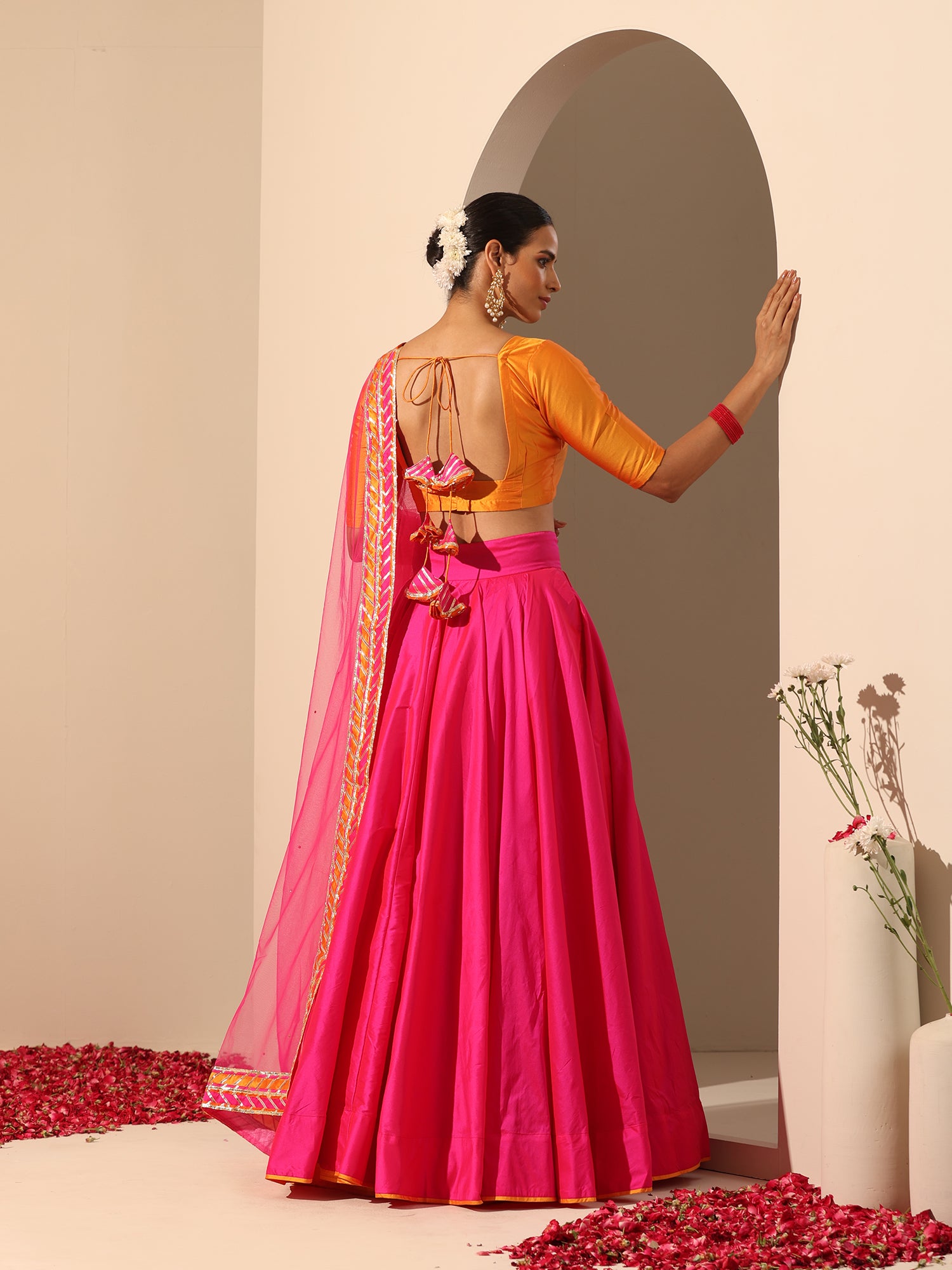 GUL HOT PINK LEHENGA