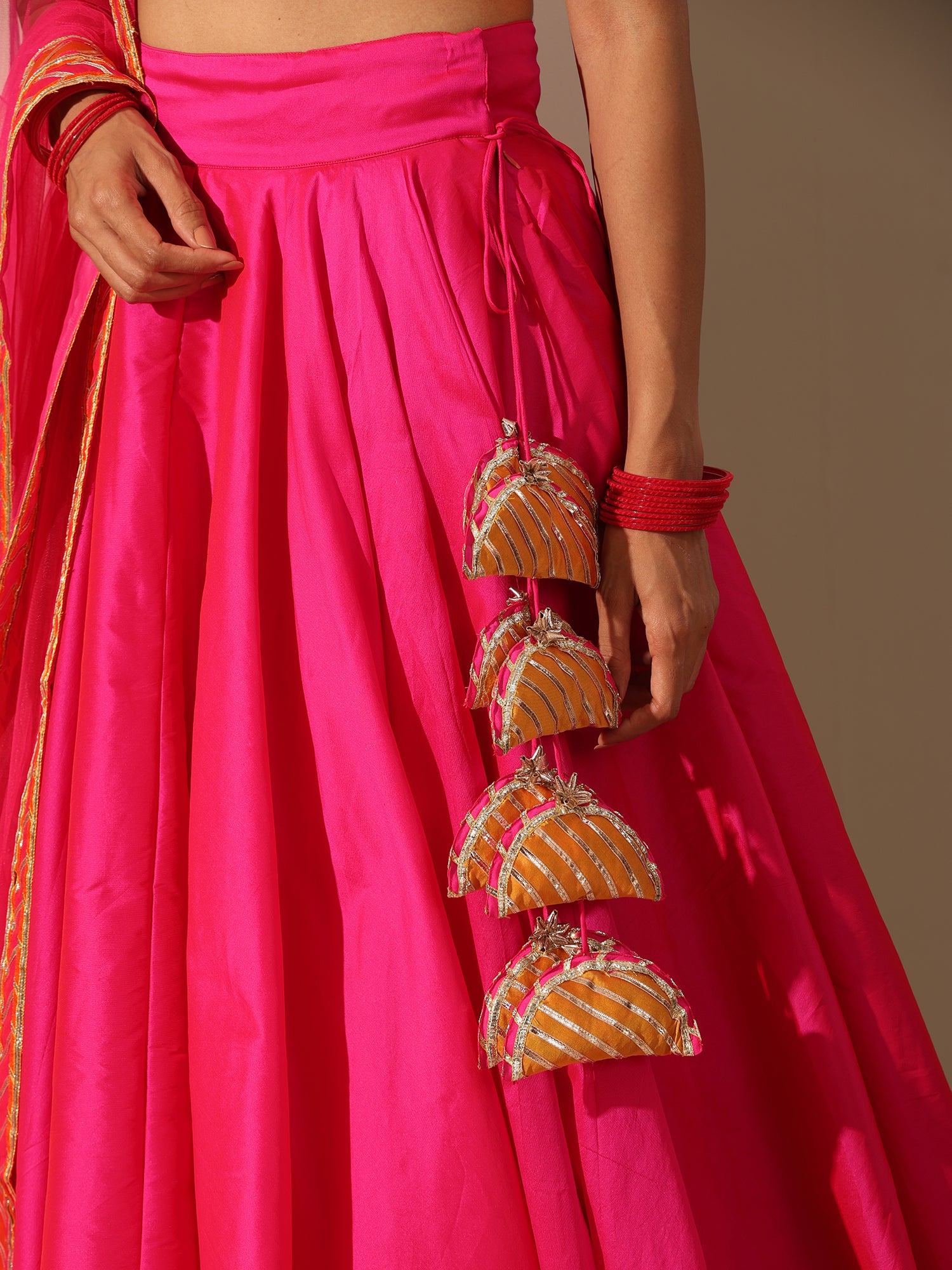 GUL HOT PINK LEHENGA