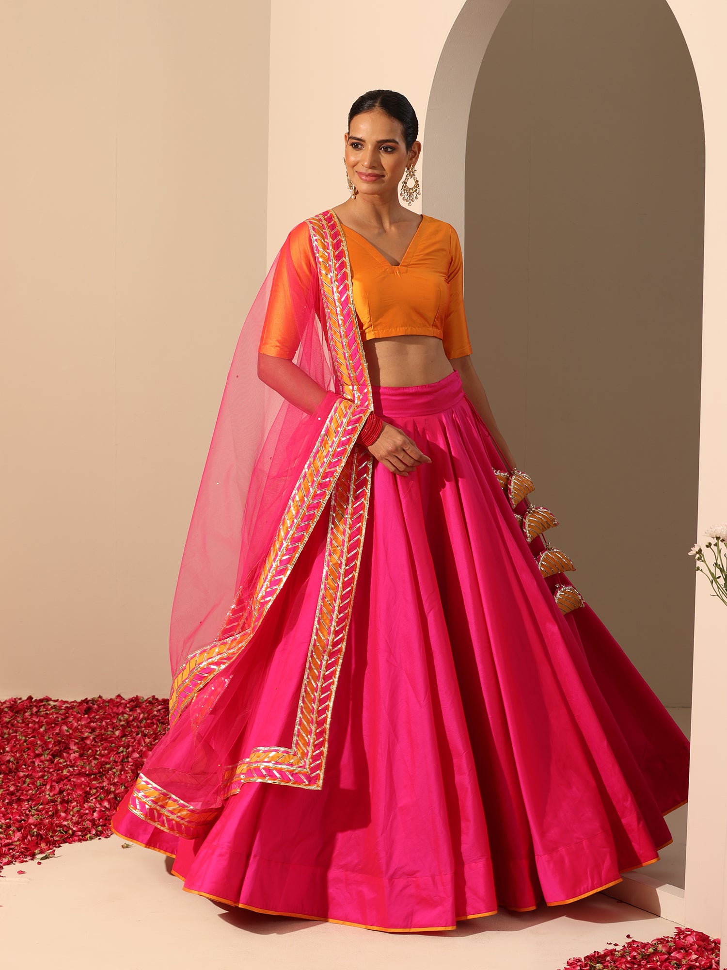 GUL HOT PINK LEHENGA