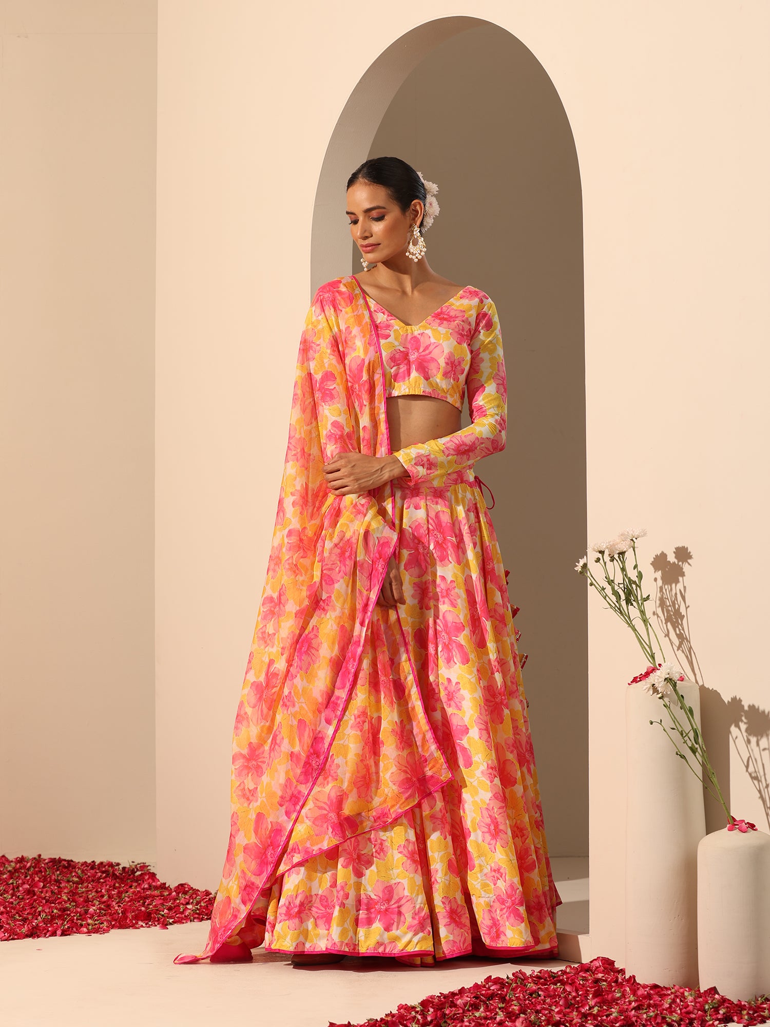 GUL RANGREZ LEHENGA SET