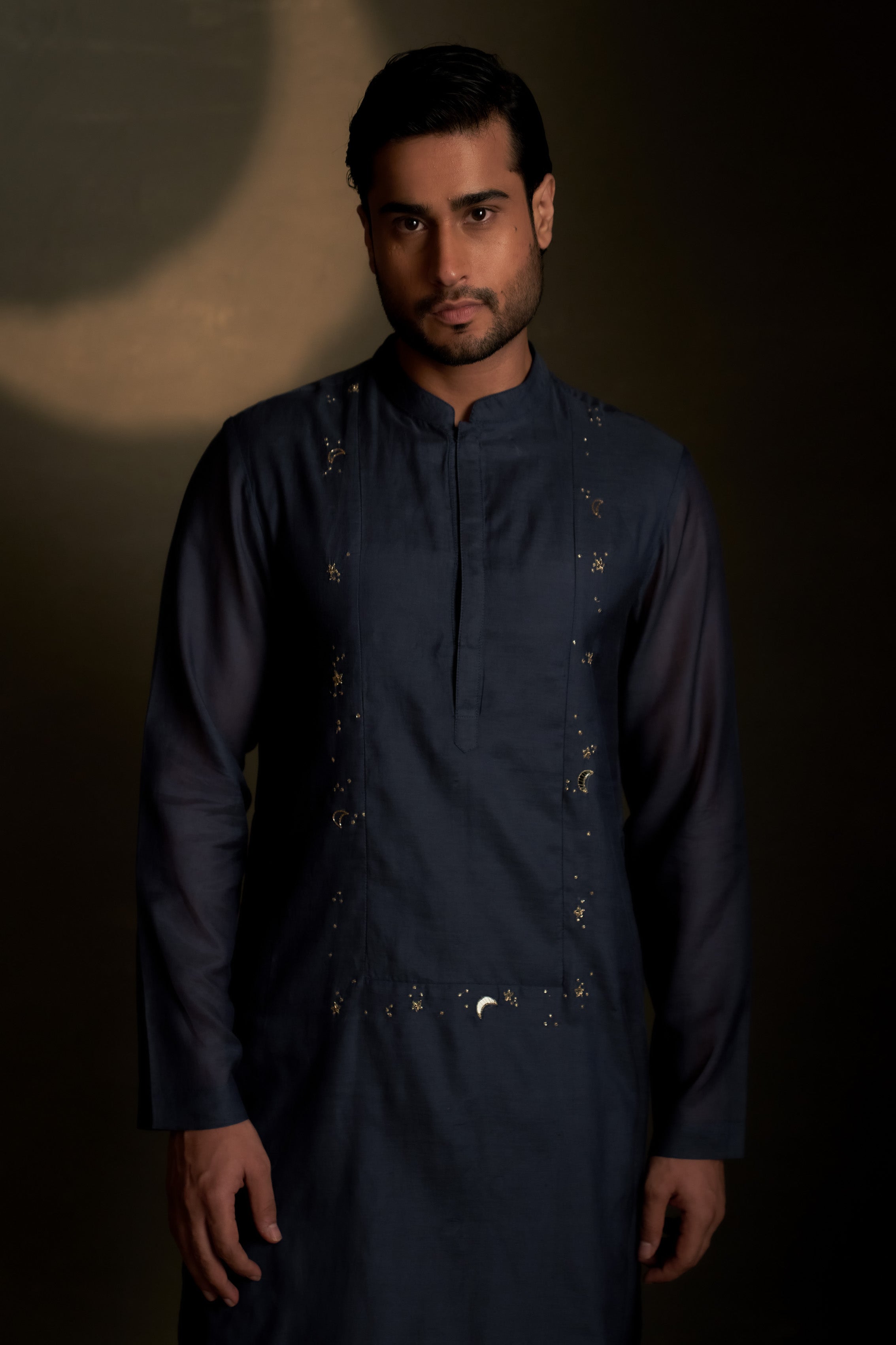 BLUE DUSK LONG KURTA SET