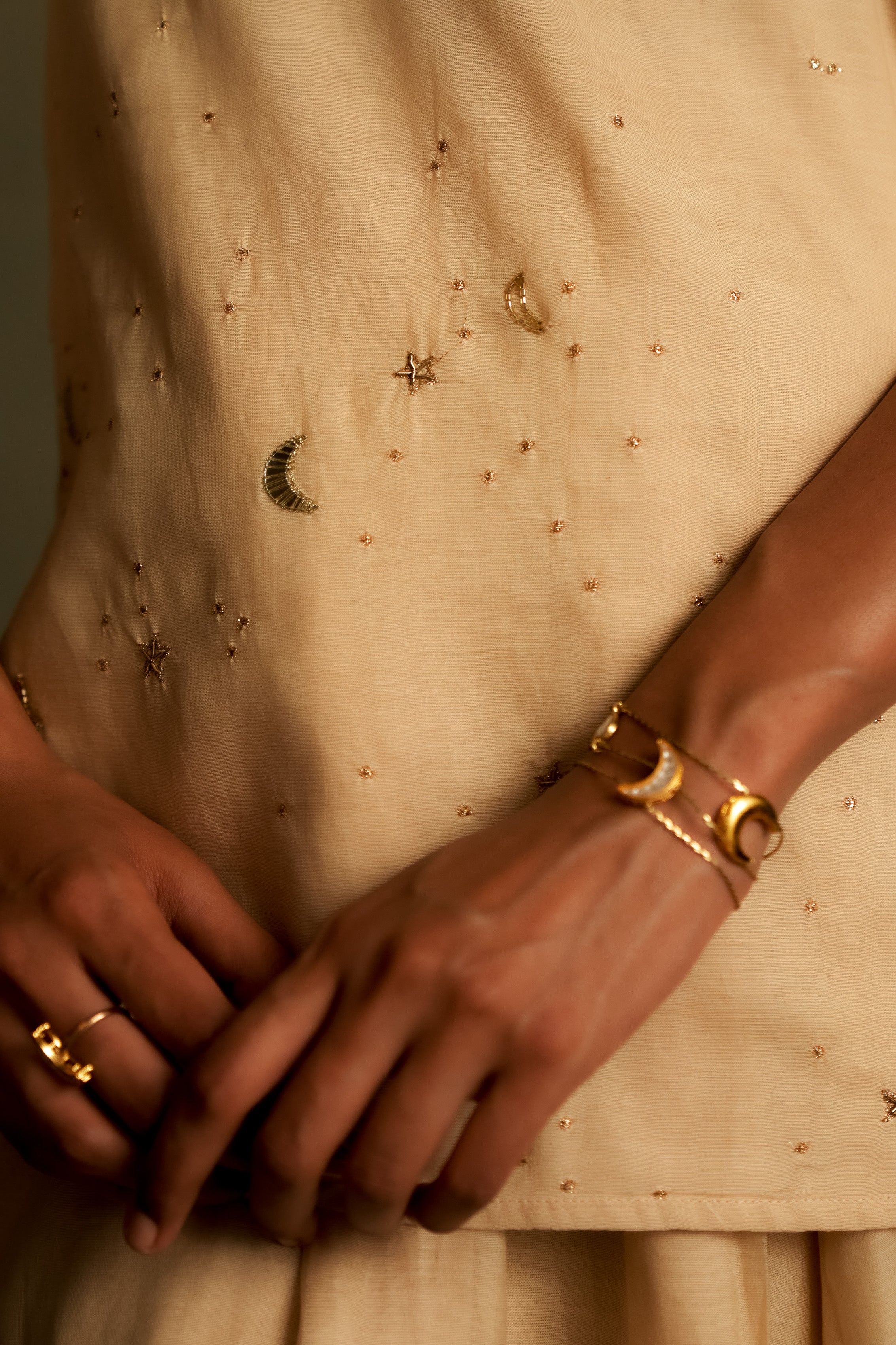 CHAAND KURTI SKIRT SET