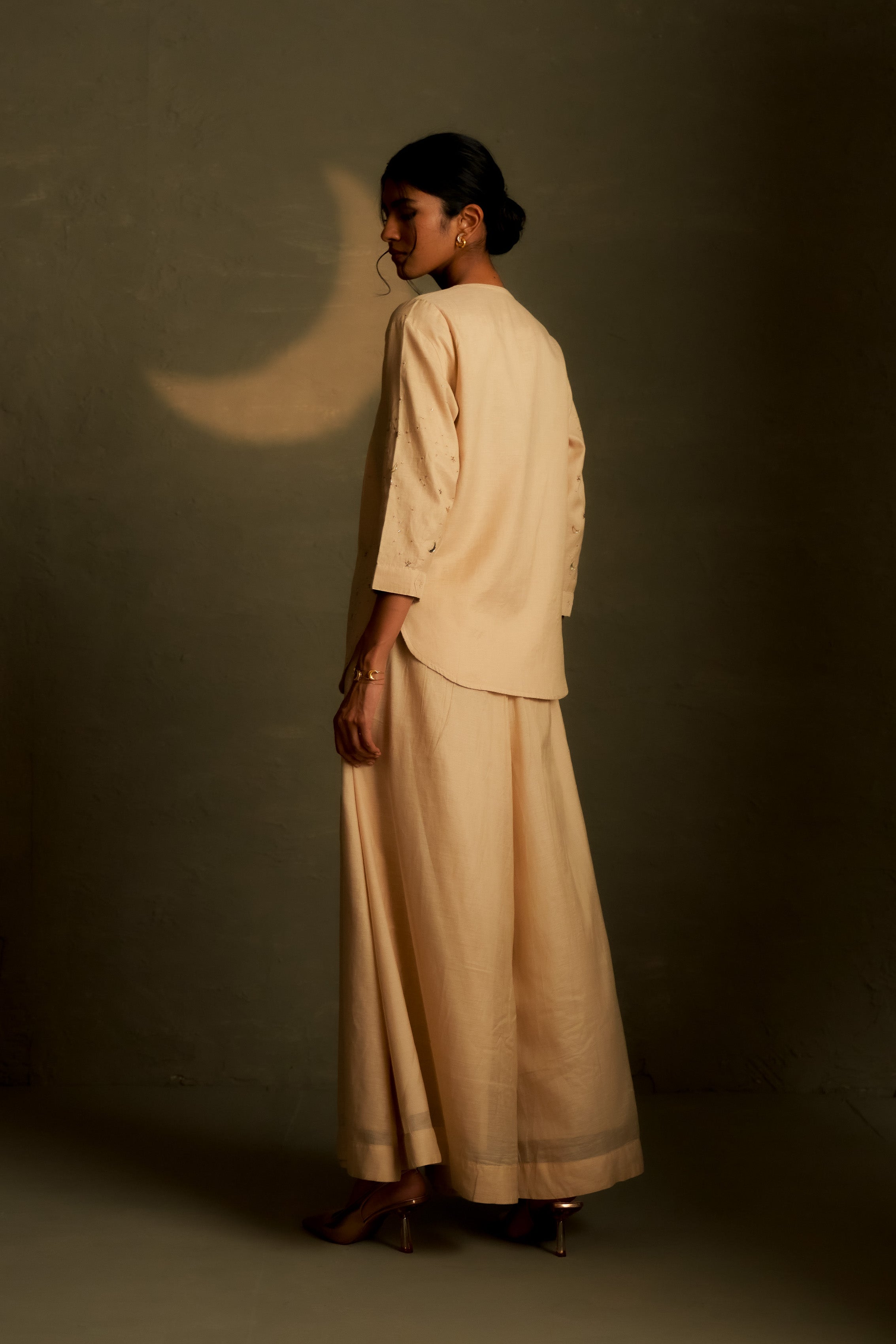 CHAAND KURTI SKIRT SET